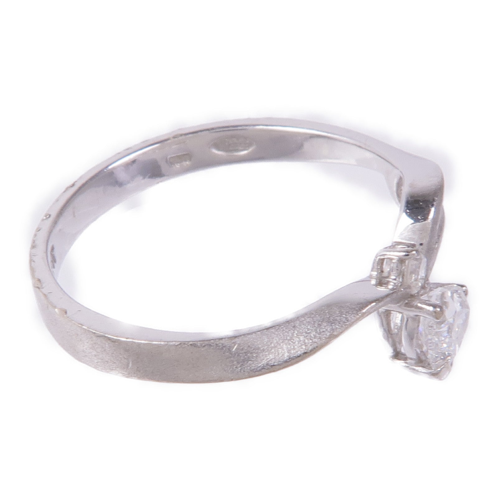 JEWELRY 【激減優惠】18K白金Diamond Ring鑽石戒指US#6.25