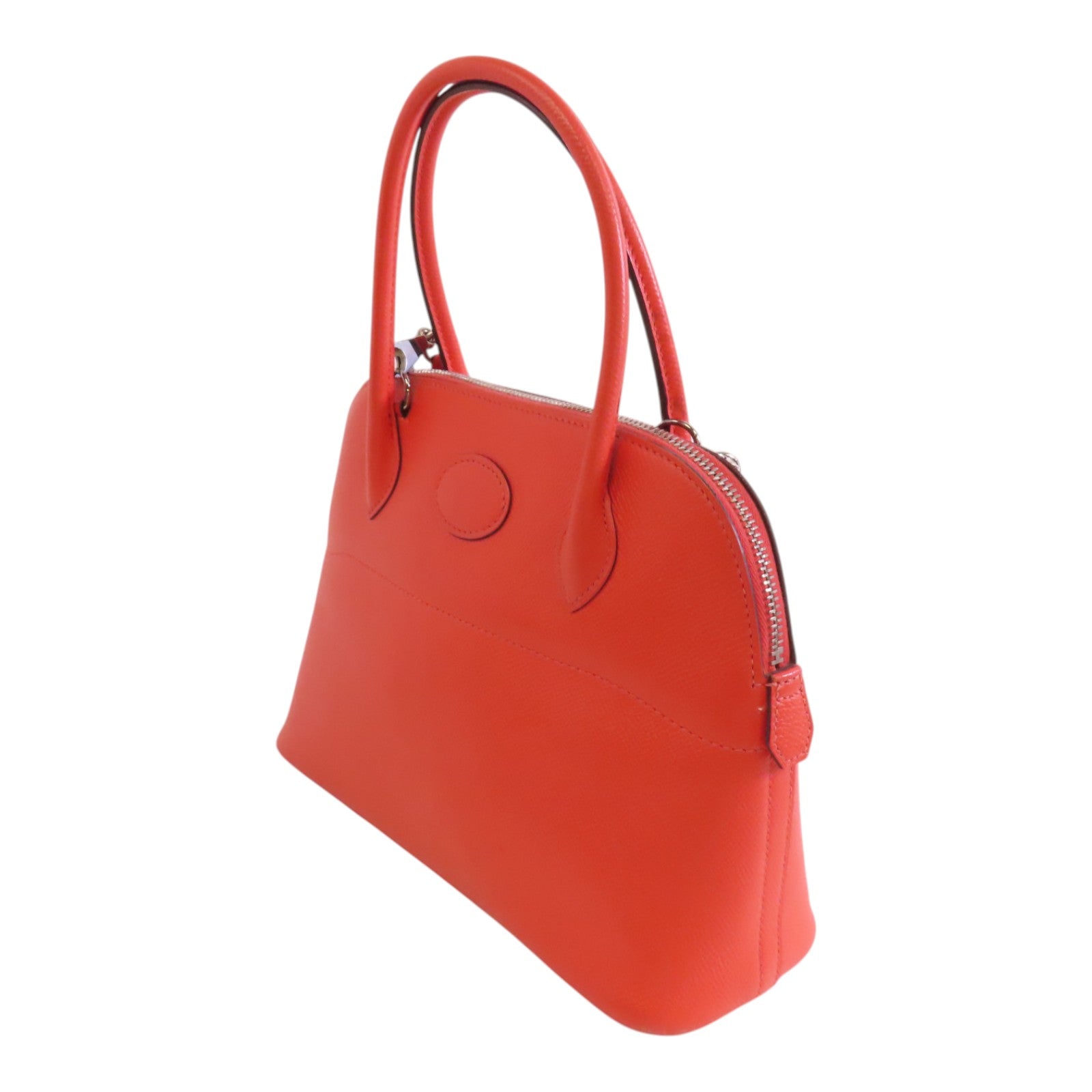 HERMES Epsom皮革Bolide 27銀扣肩背袋