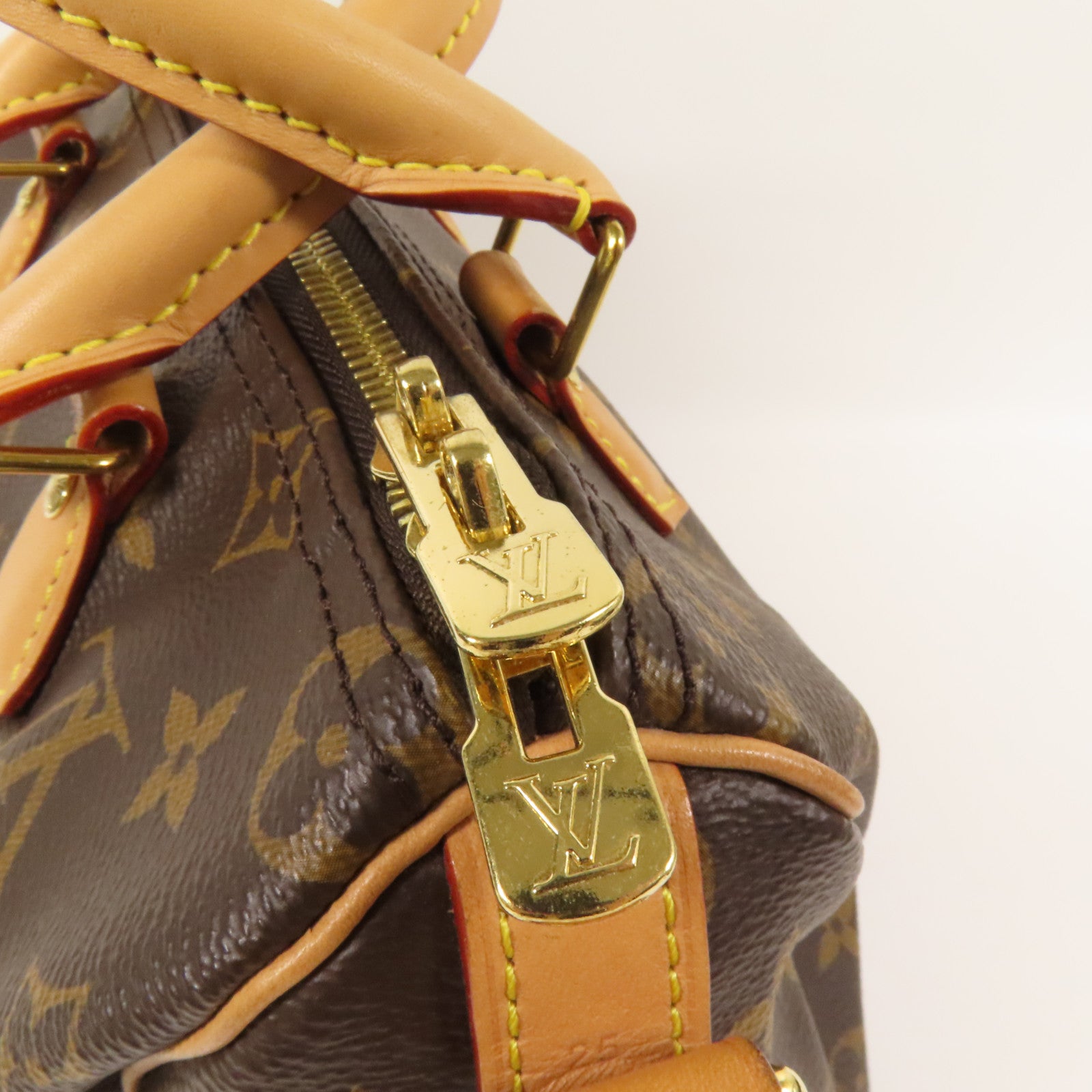 LOUIS VUITTON Monogram Speedy Bandouliere 25金扣手挽肩背兩用袋