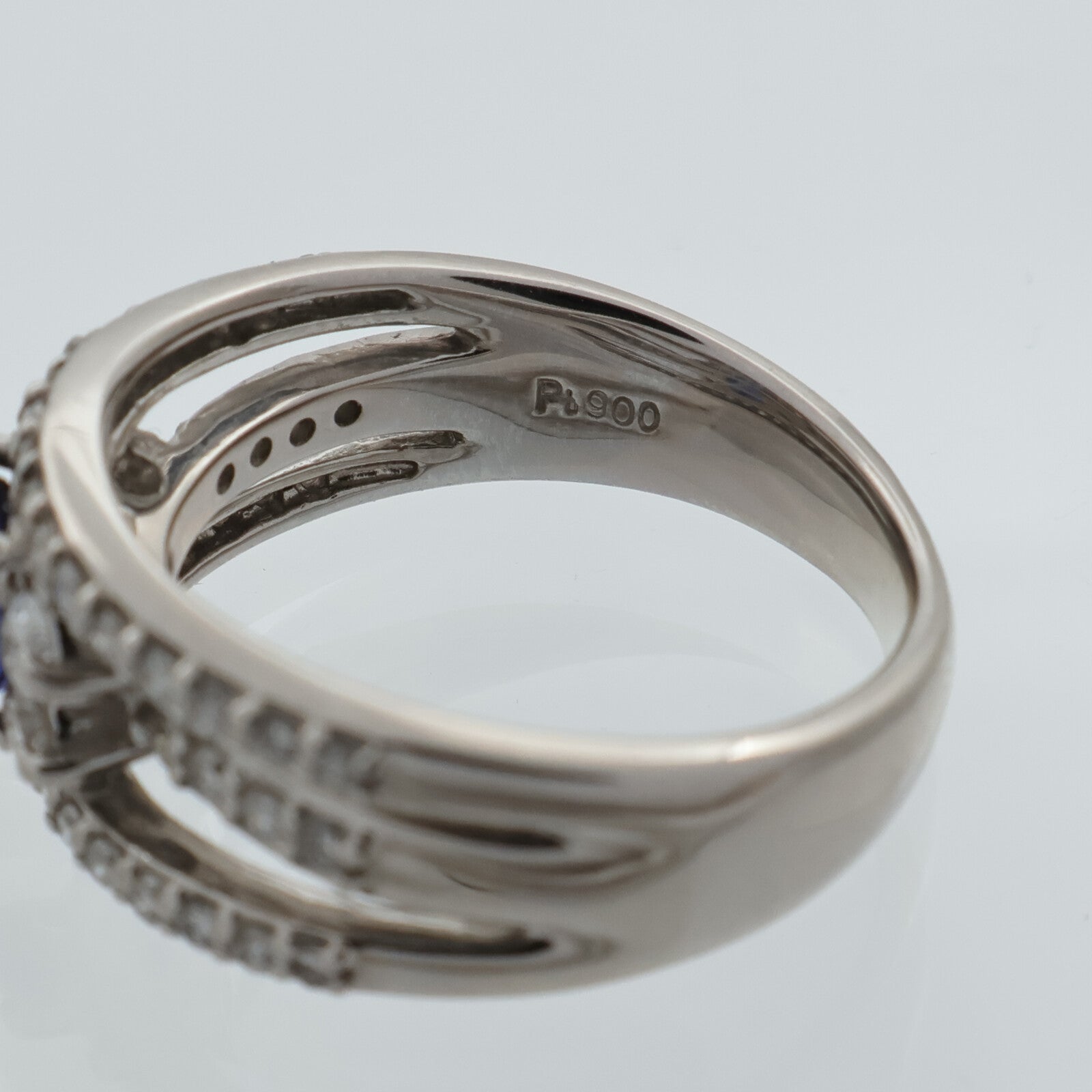 JEWELRY PT900鉑金/藍寶石Sapphire鑽石戒指