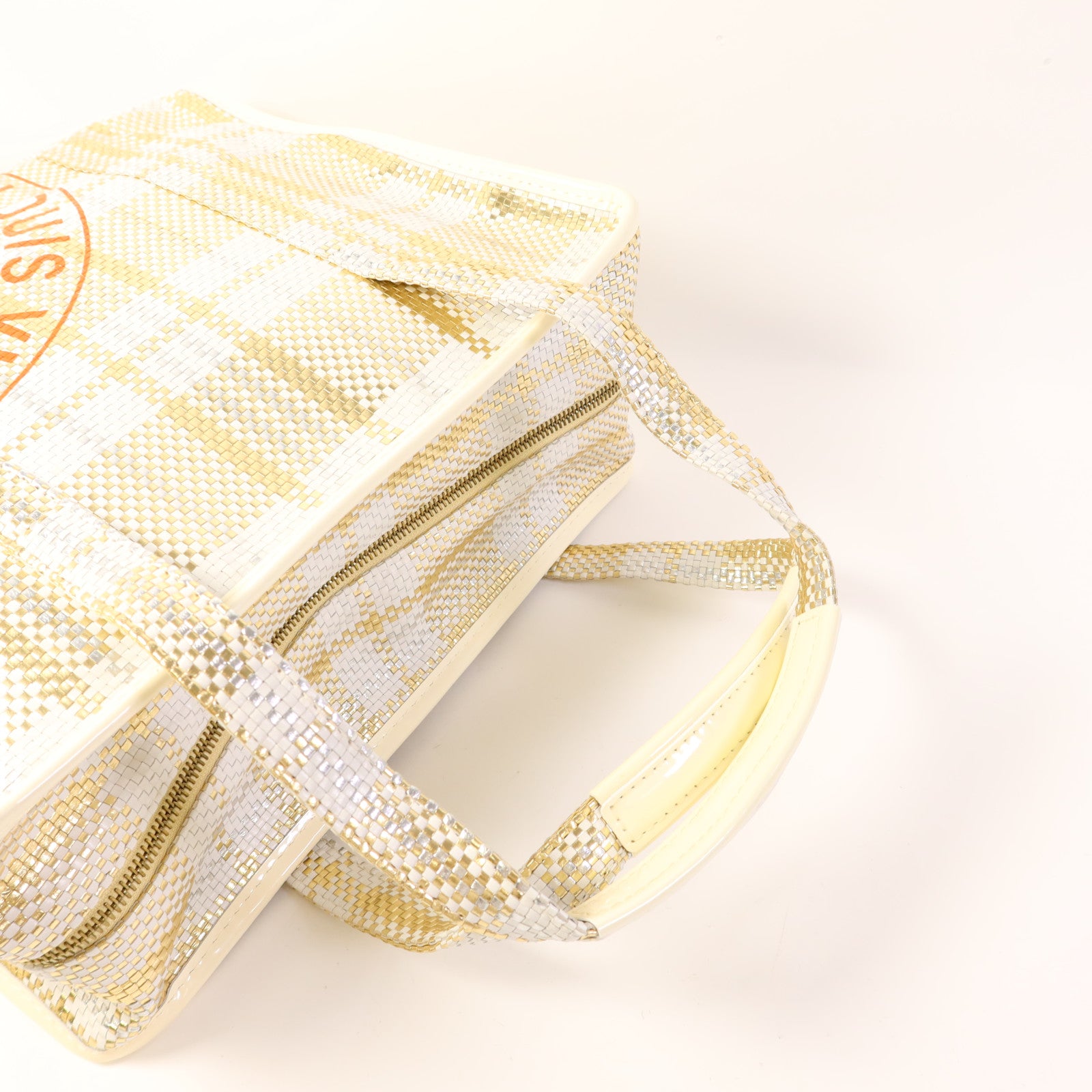 LOUIS VUITTON 皮革Street Shopper PM金扣手挽袋