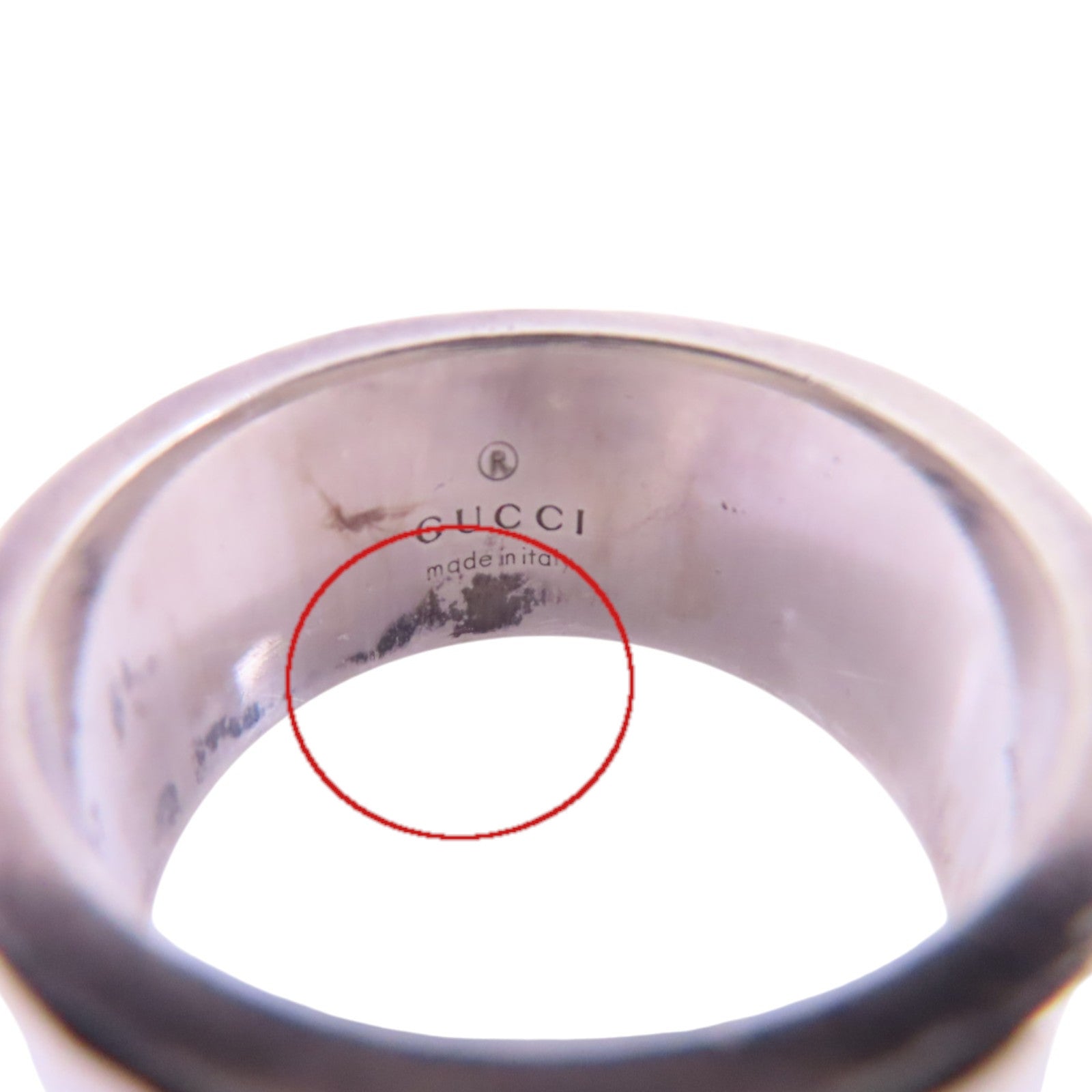 GUCCI 925純銀Silver Ring戒指#17/US#7.5