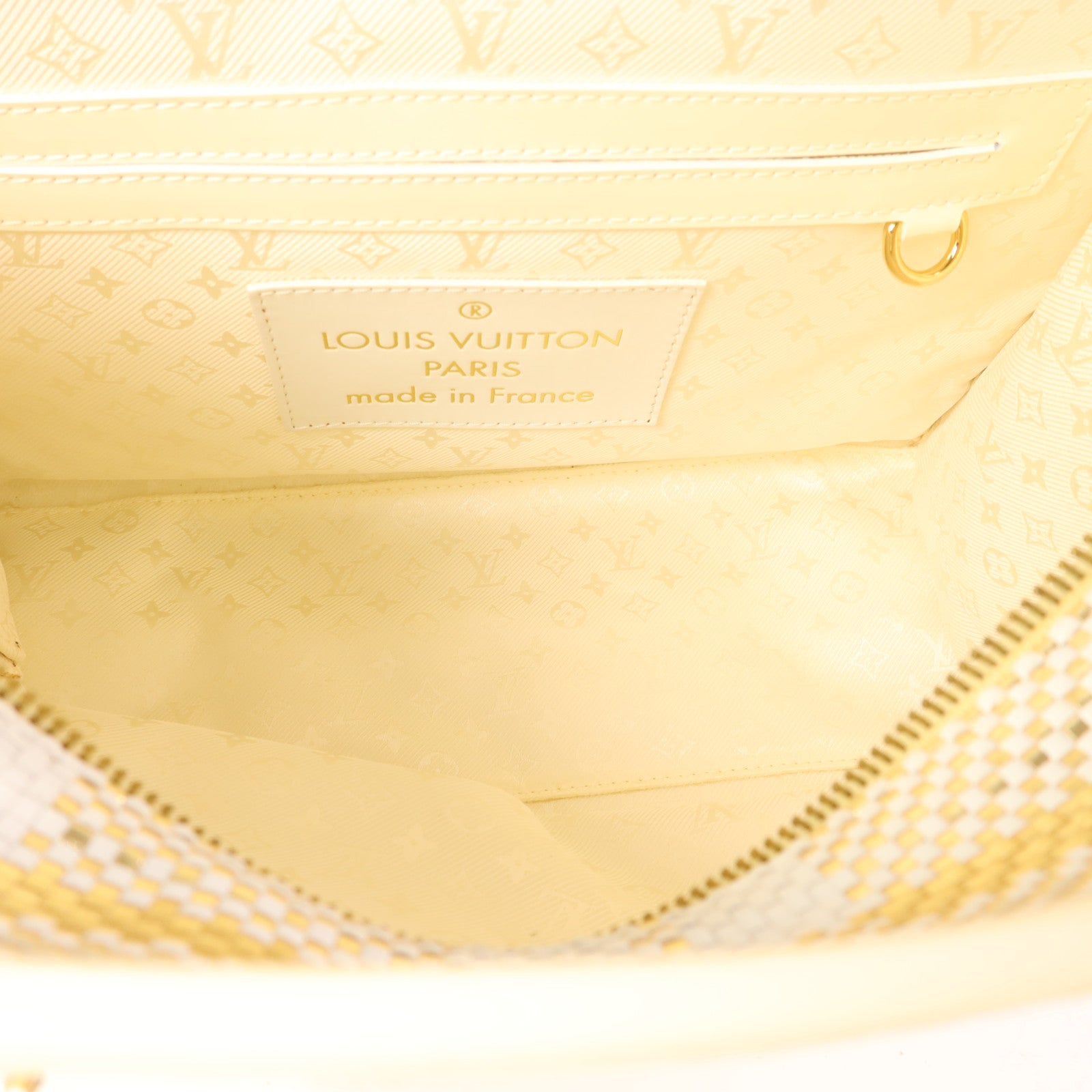 LOUIS VUITTON 皮革Street Shopper PM金扣手挽袋