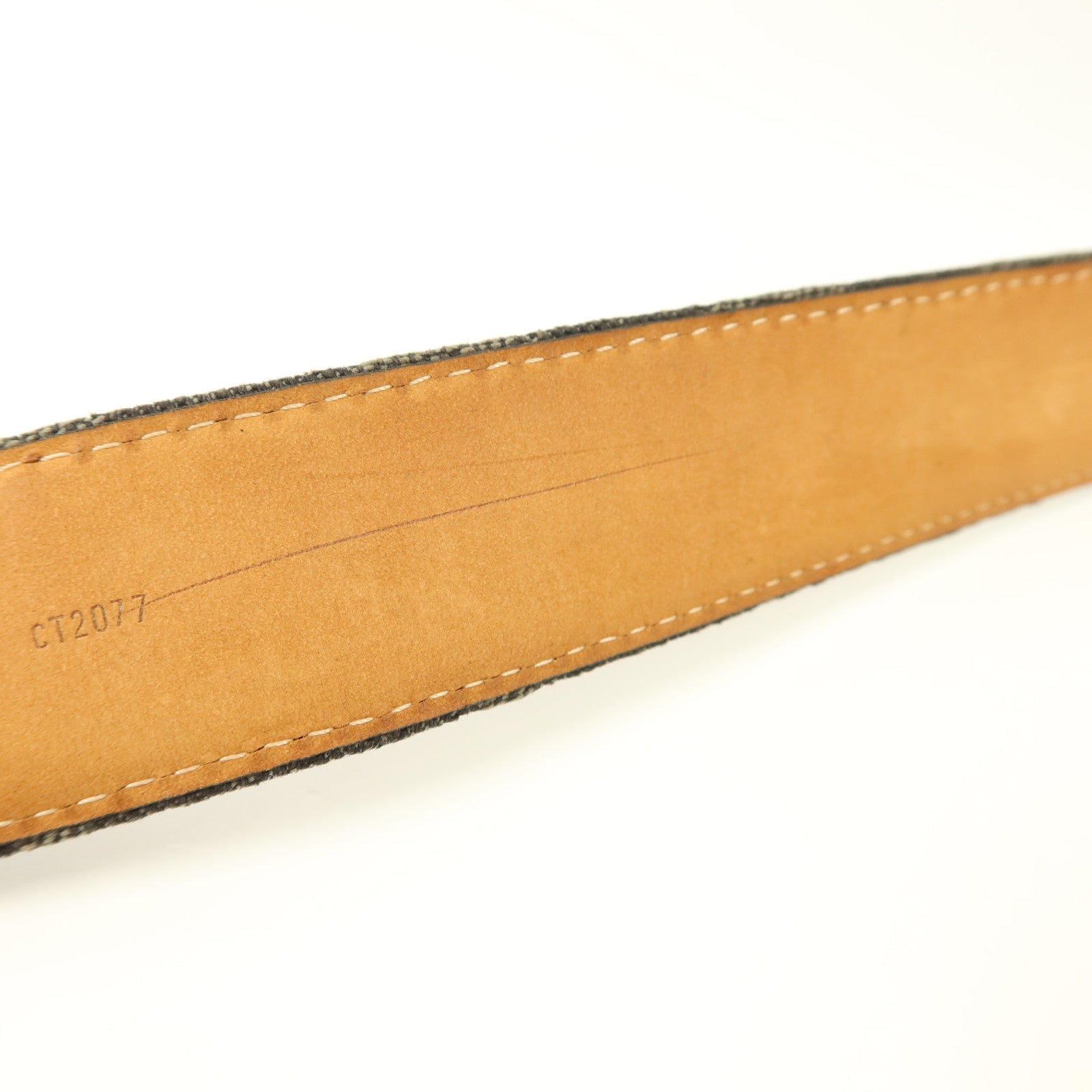 LOUIS VUITTON Monogram Denim Ceinture Belt皮帶