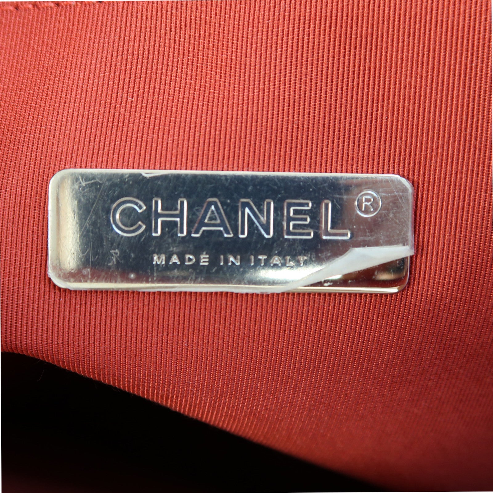 CHANEL 【激減優惠】菱格牛皮皮革Chanel 31銀扣手挽肩背兩用袋紅色
