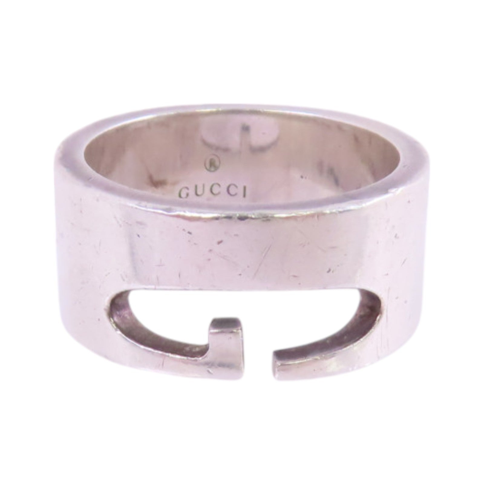 GUCCI 925純銀Silver Ring戒指#17/US#7.5