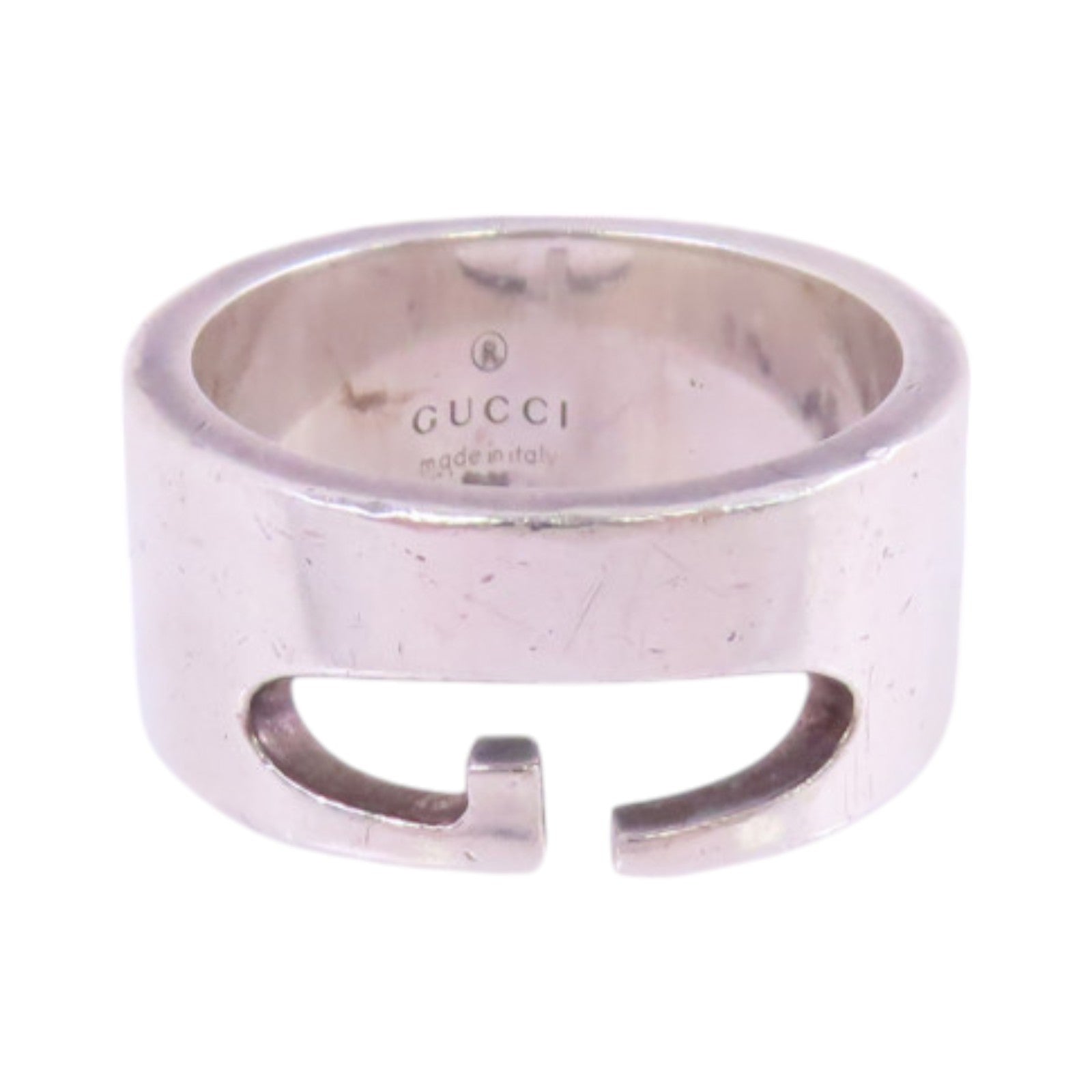 GUCCI 925純銀Silver Ring戒指#17/US#7.5
