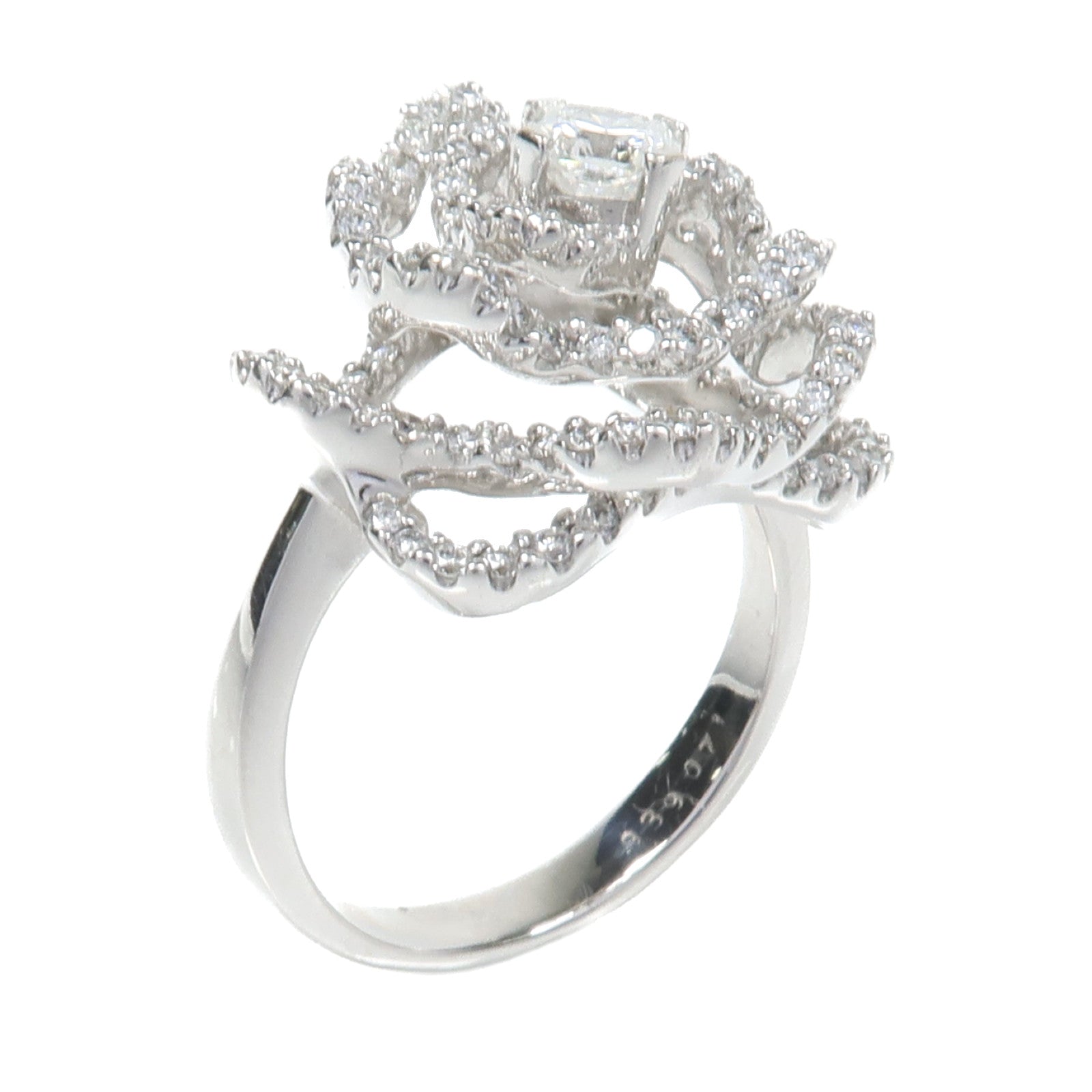 JEWELRY 18K白金Diamond Ring鑽石戒指US#7