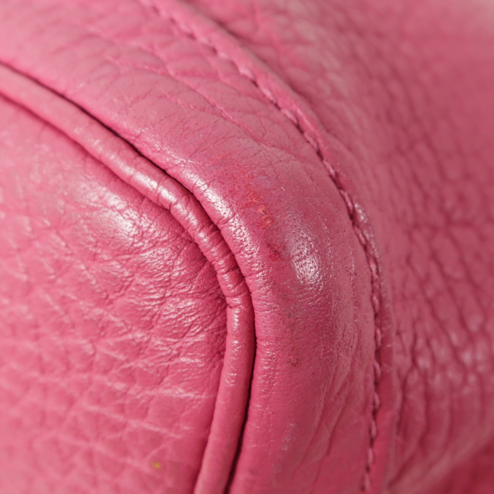 HERMES Negonda皮革Garden Party PM銀扣手挽袋Rubis紅色