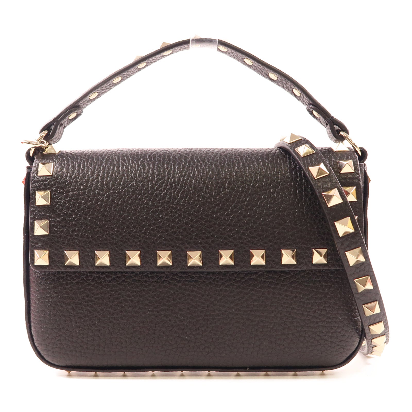 Valentino 【激減優惠】牛皮皮革Rockstud Mini Bag肩背袋