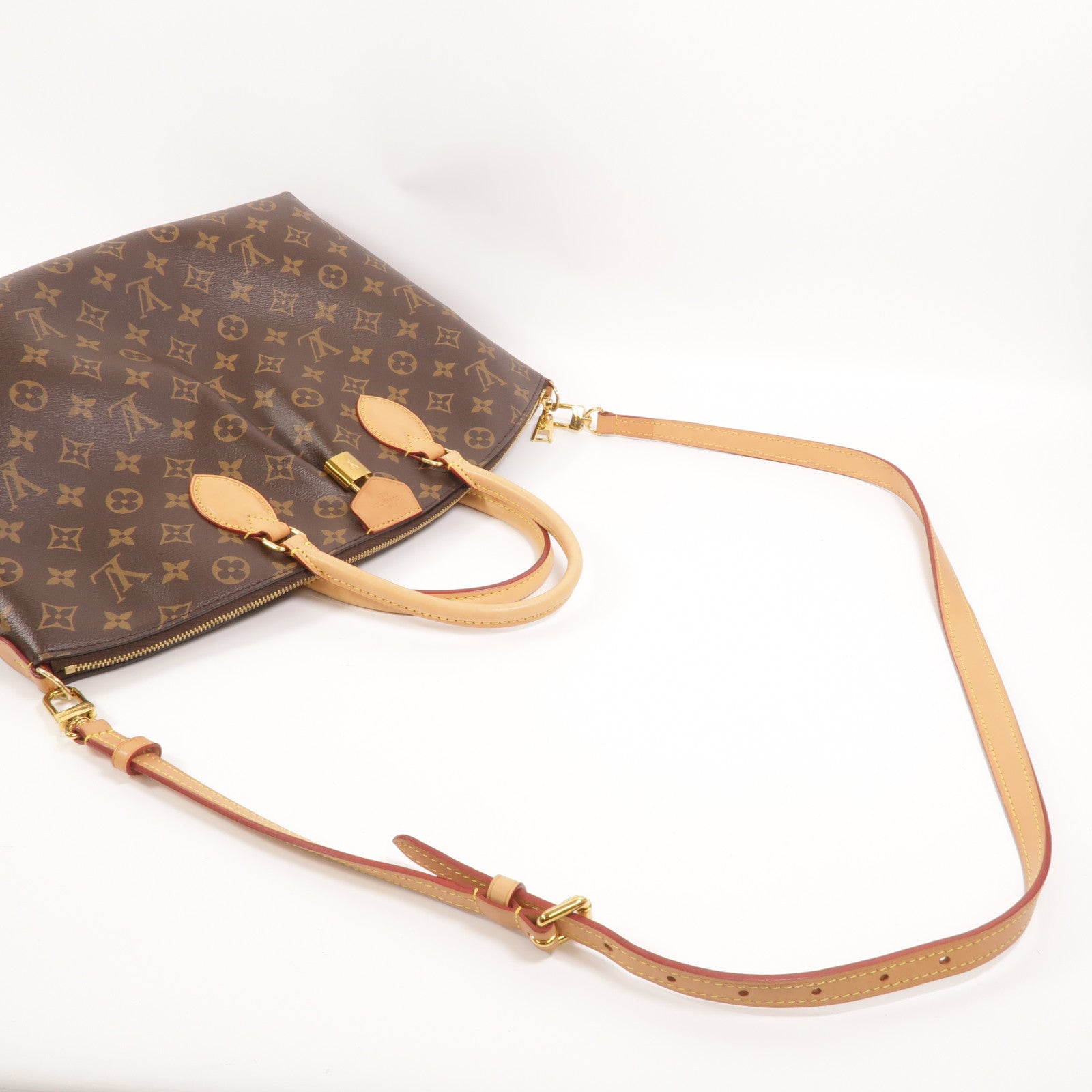 LOUIS VUITTON Monogram Boetie金扣手挽肩背兩用袋