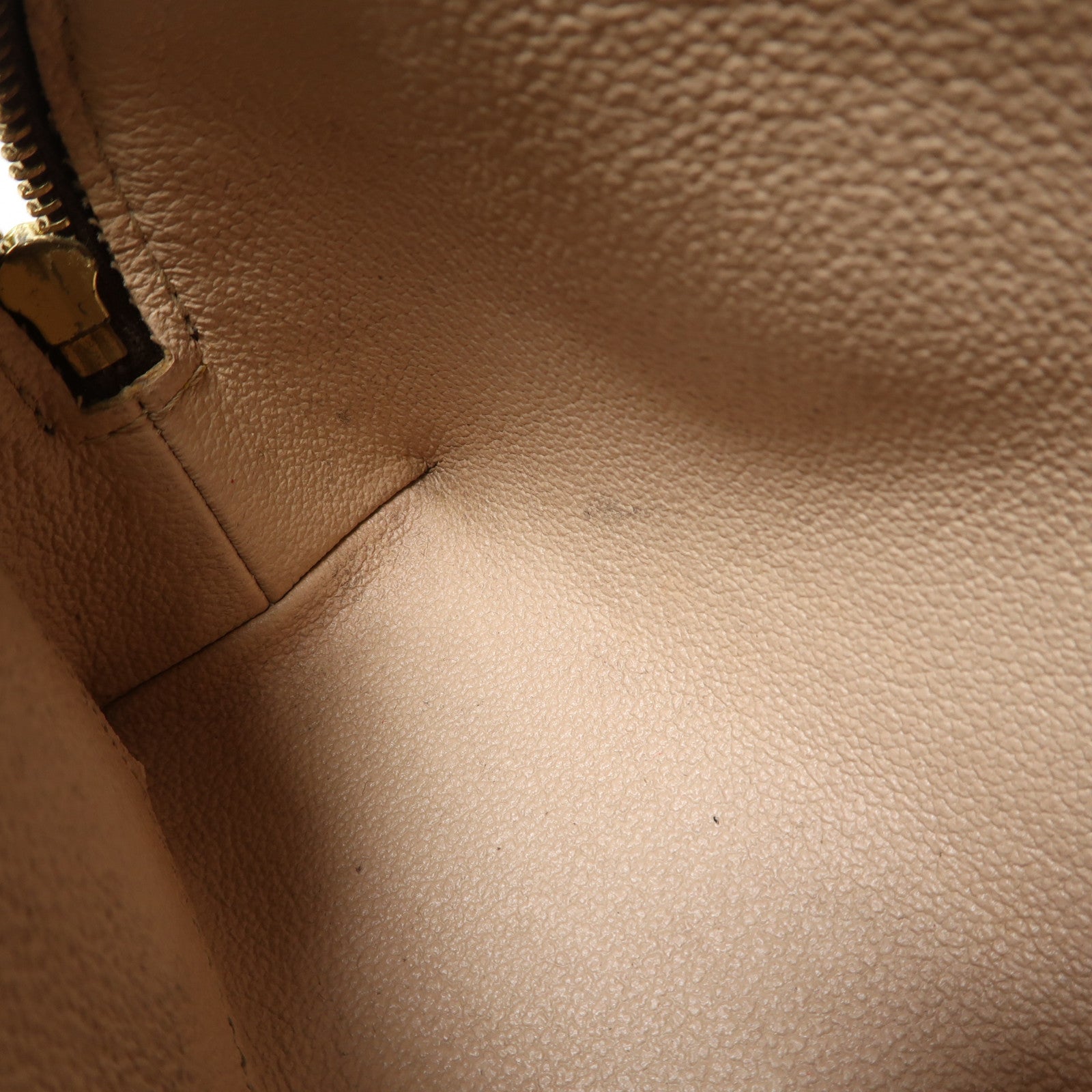 LOUIS VUITTON Monogram Pouch金扣手拿包啡色