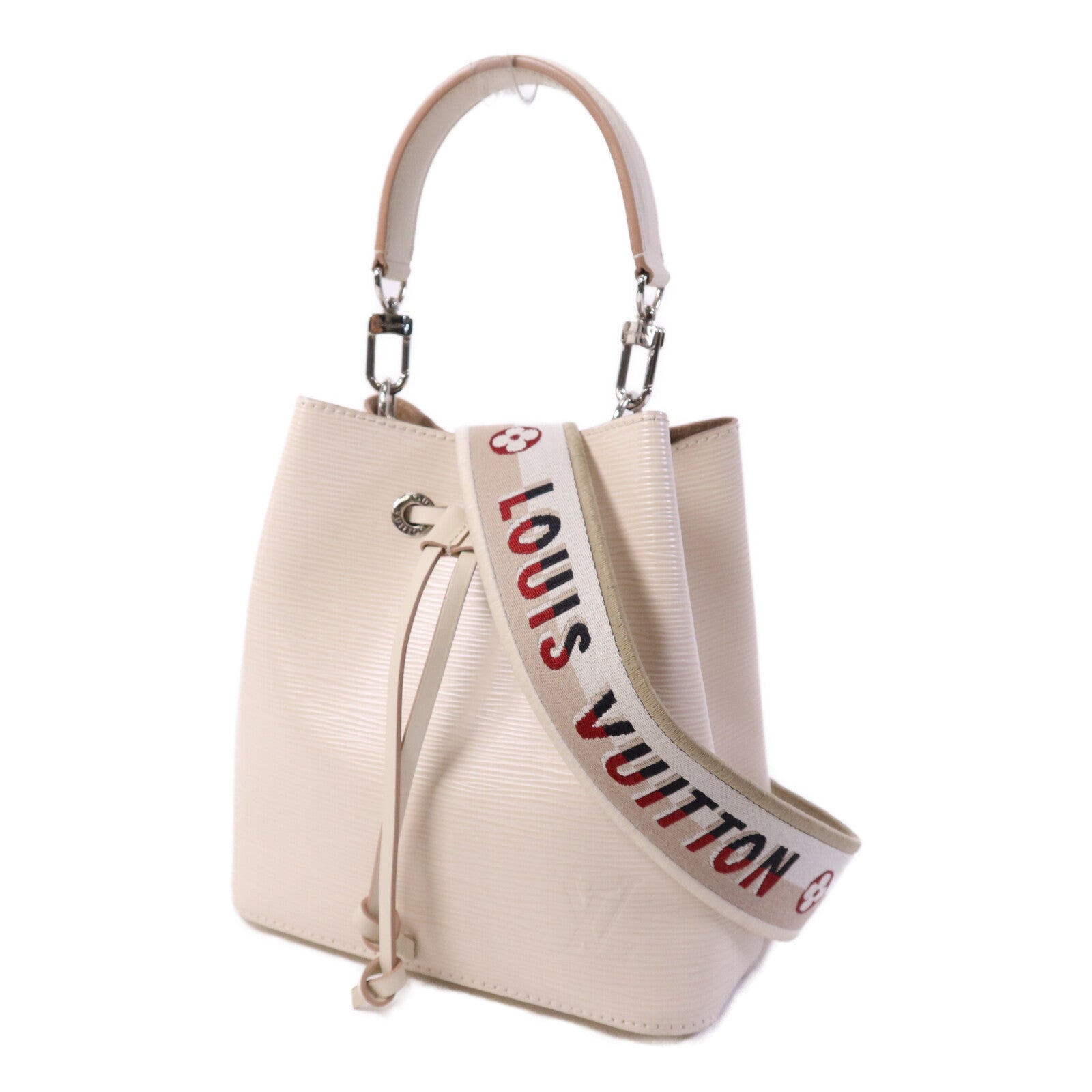 LOUIS VUITTON Epi Neo Noe銀扣手挽肩背兩用袋