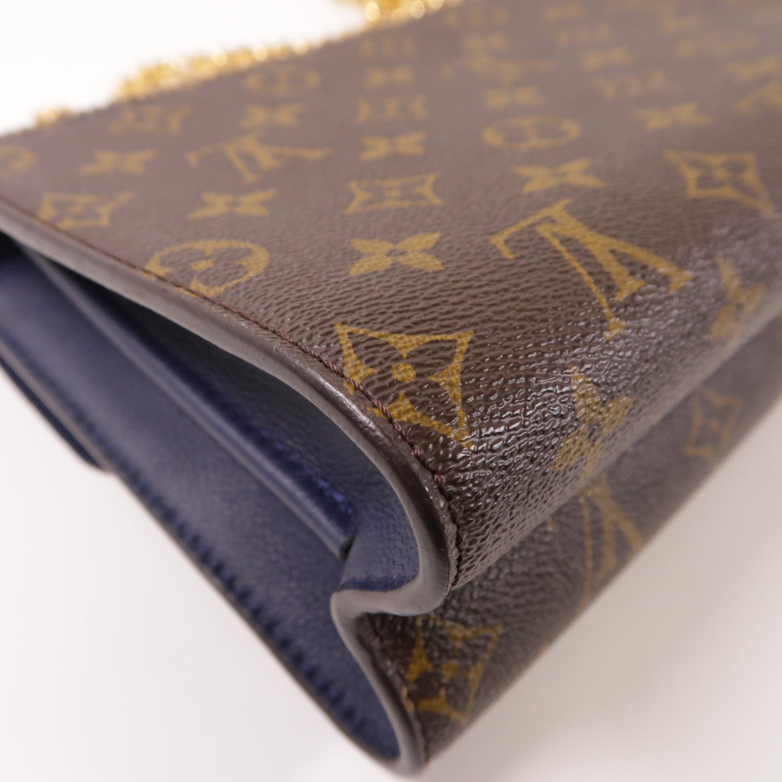 LOUIS VUITTON Monogram Victoire金扣鏈帶肩背袋