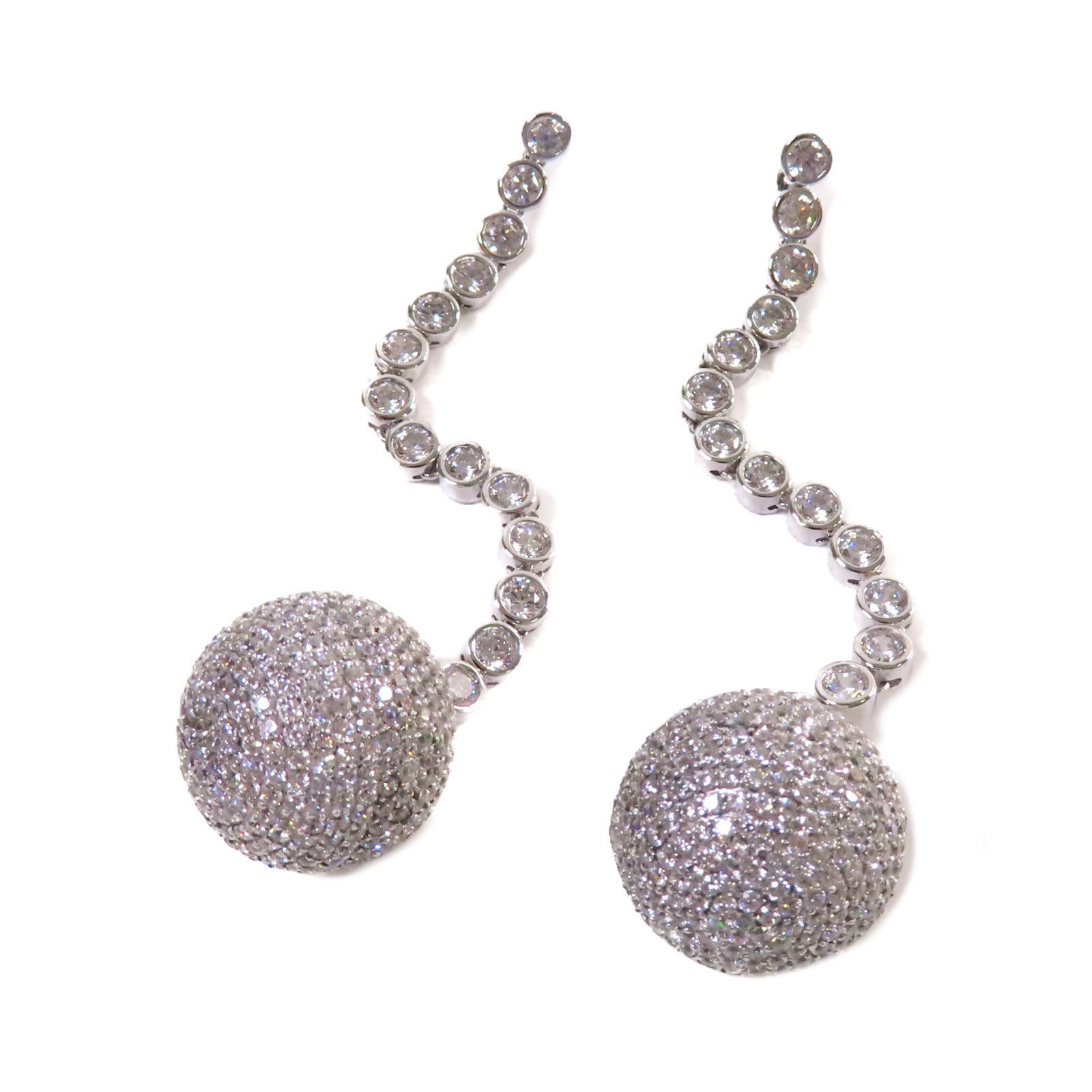 SELECTION 金屬/鋯石APM Monaco Earrings耳環