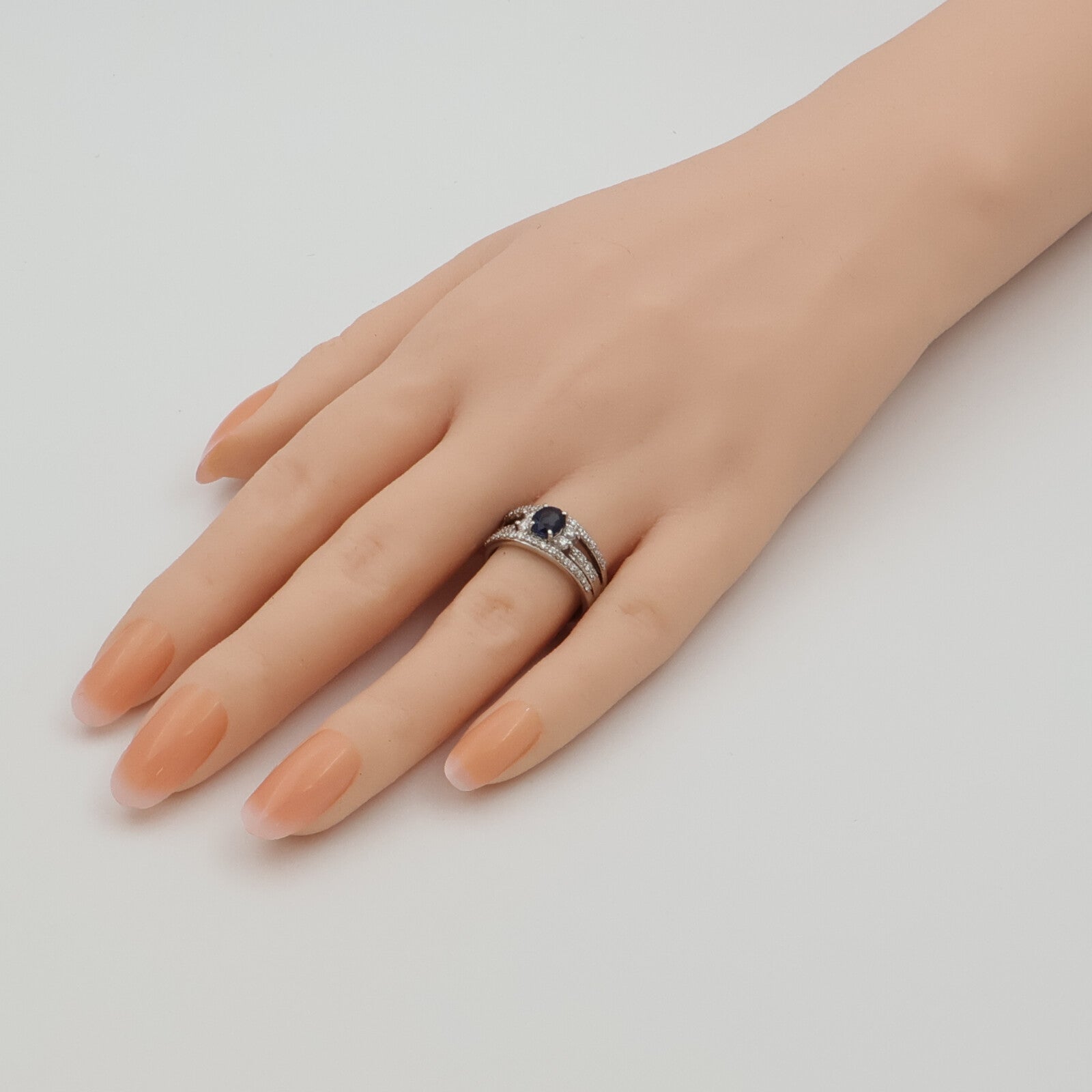 JEWELRY PT900鉑金/藍寶石Sapphire鑽石戒指