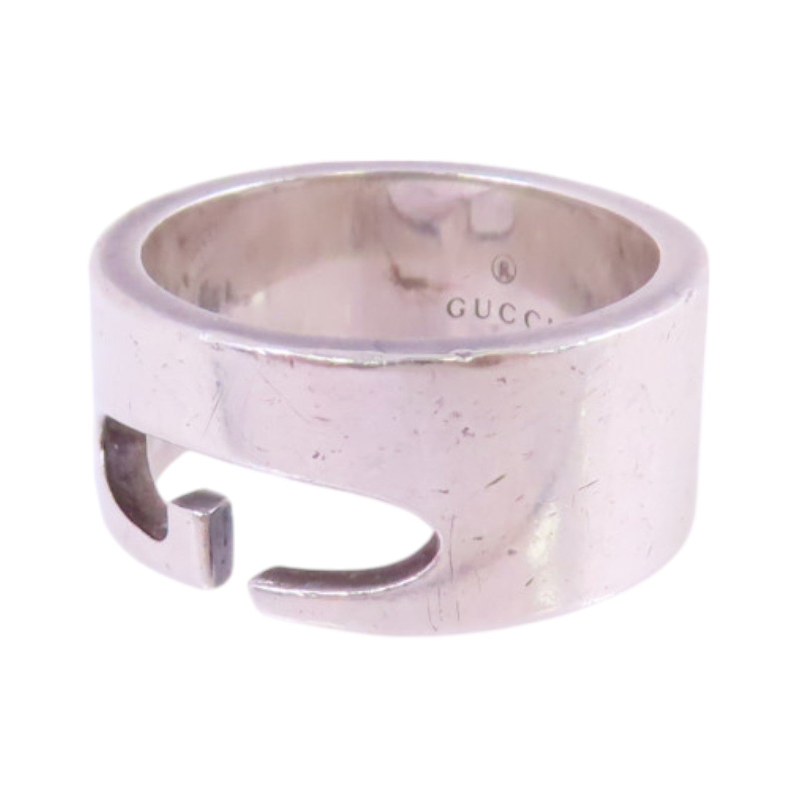 GUCCI 925純銀Silver Ring戒指#17/US#7.5