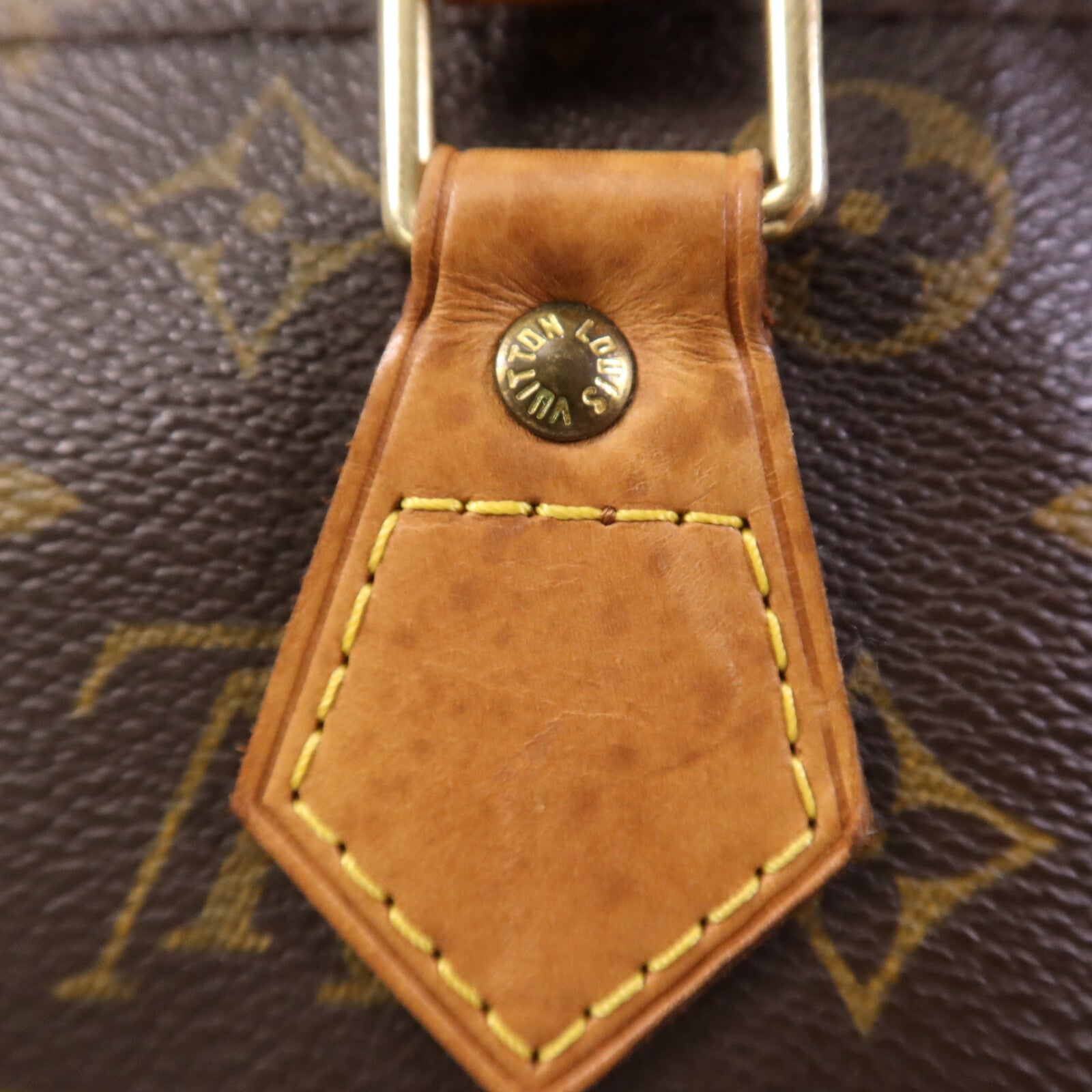 LOUIS VUITTON Monogram Speedy 30金扣手挽袋