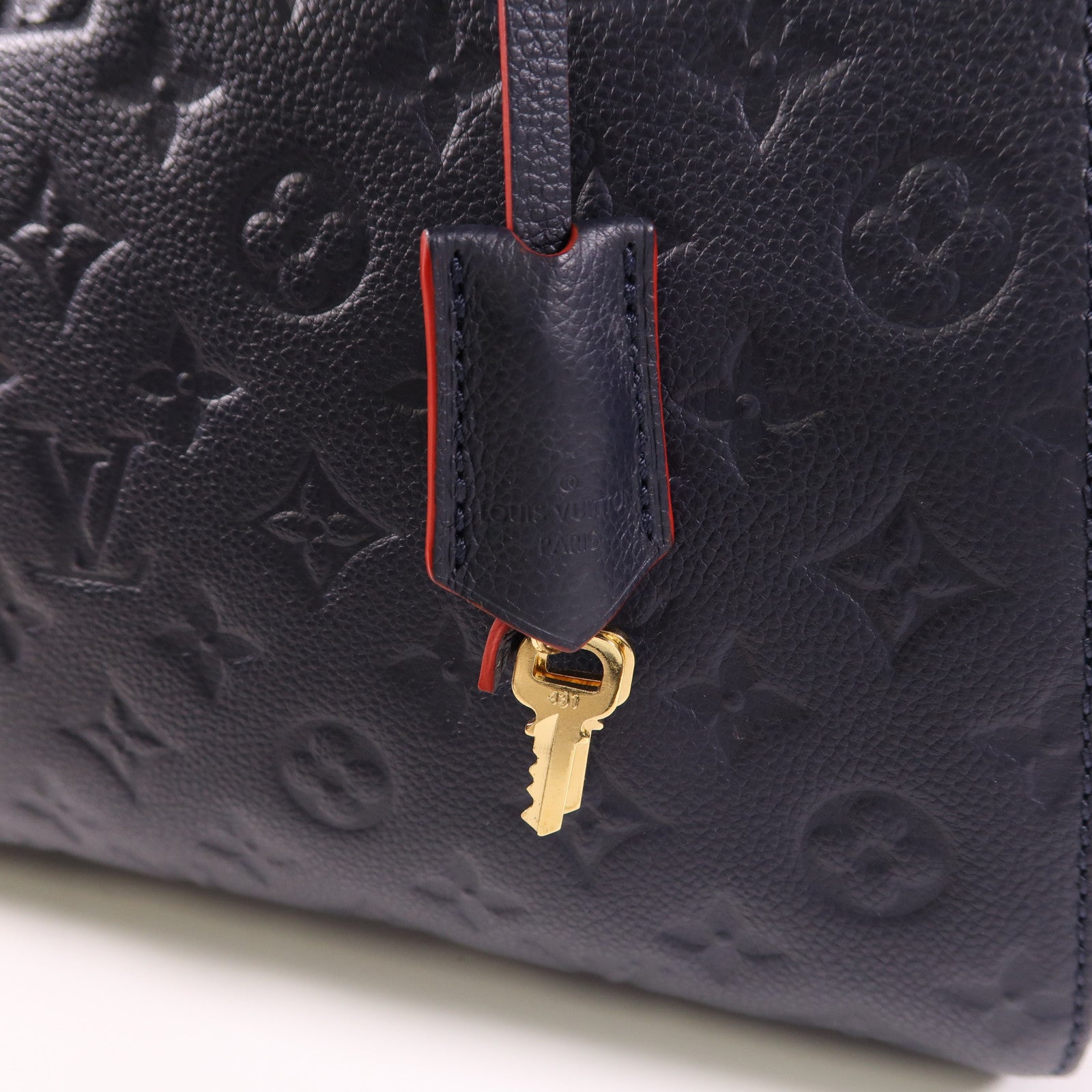 LOUIS VUITTON 【激減優惠】Monogram Empreinte Montaigne MM金扣手挽肩背兩用袋