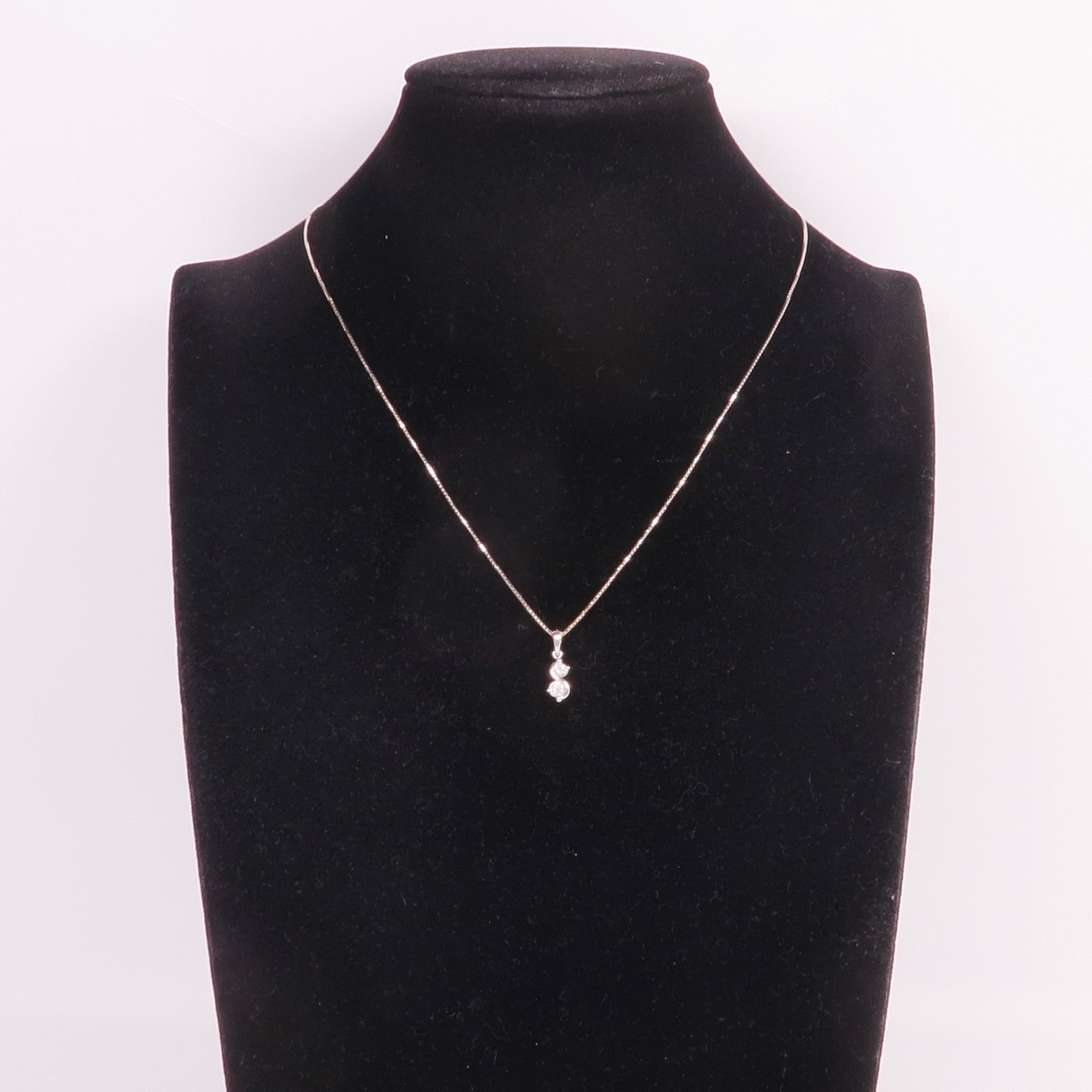 JEWELRY 18K白金Diamond Necklace鑽石項鍊