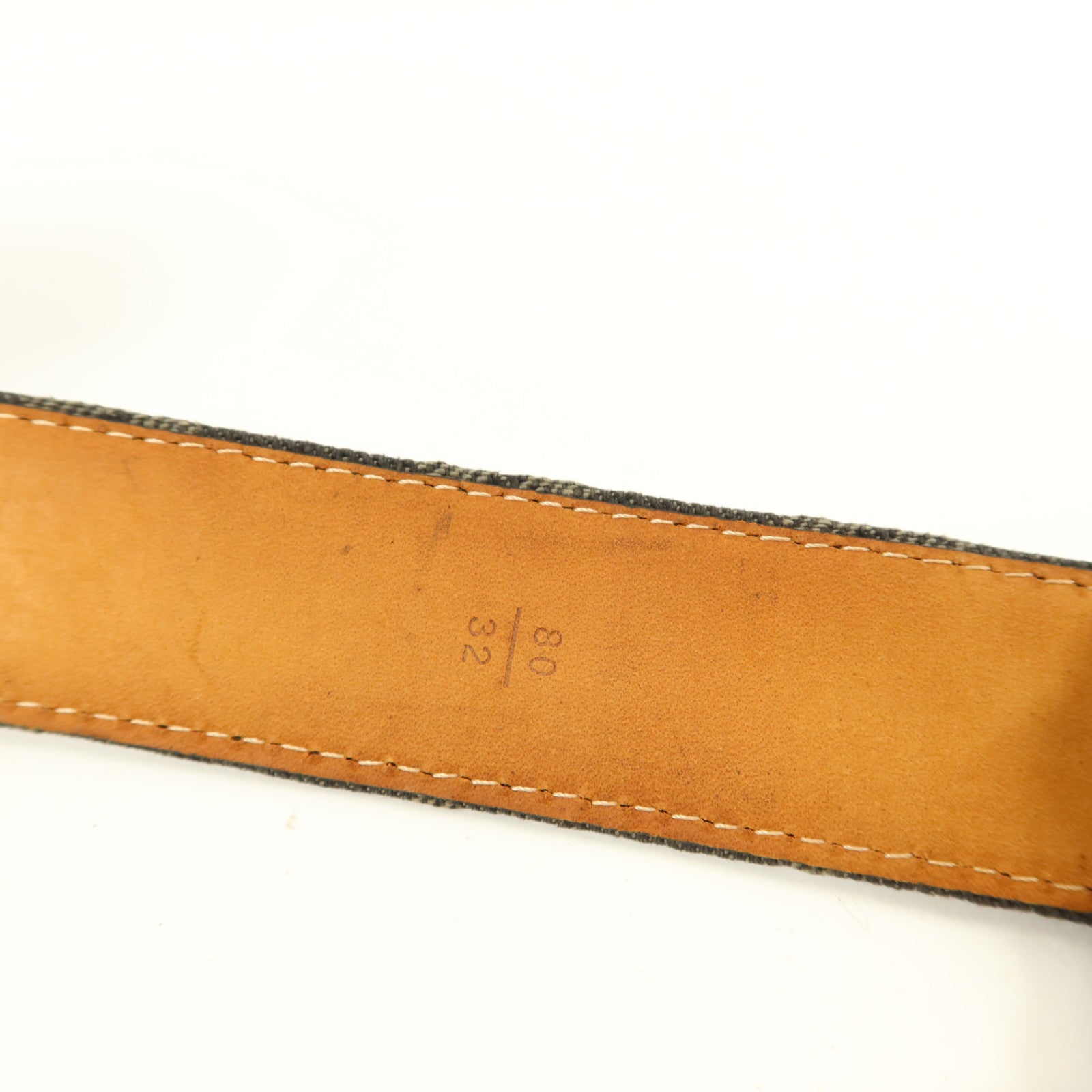 LOUIS VUITTON Monogram Denim Ceinture Belt皮帶