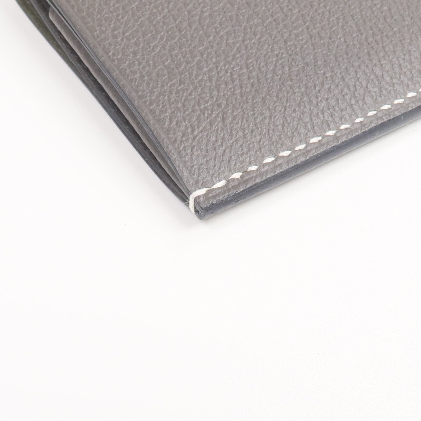 HERMES Evercolor皮革H Sellier Card Holder卡片套 Vert de Gris