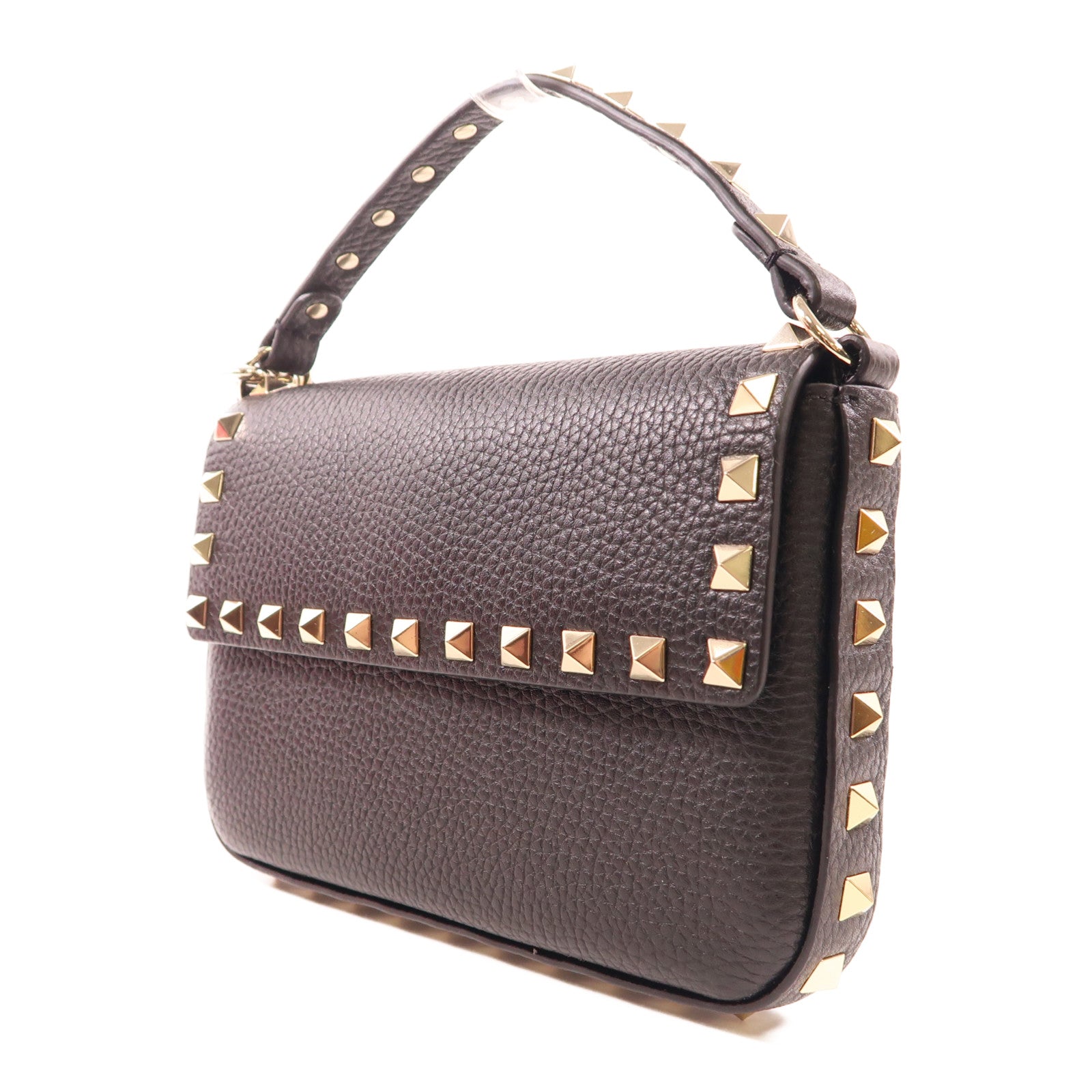 Valentino 【激減優惠】牛皮皮革Rockstud Mini Bag肩背袋