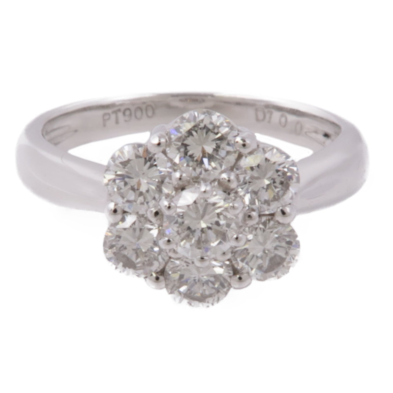 JEWELRY PT900鉑金Diamond Ring鑽石戒指US#6