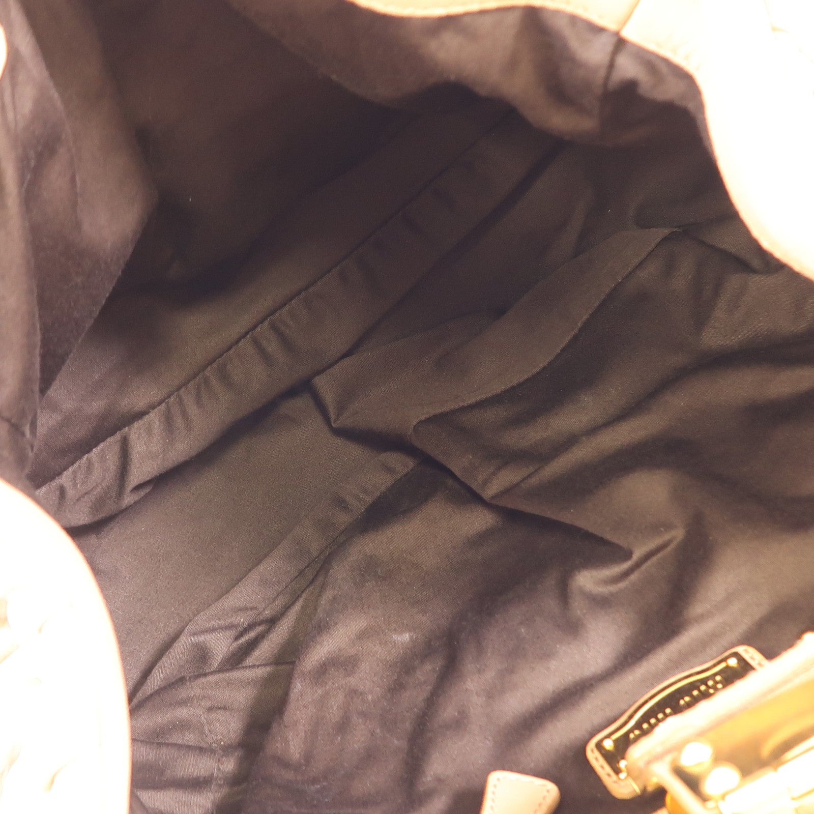 Miu Miu 羊皮皮革Handbag金扣手挽袋