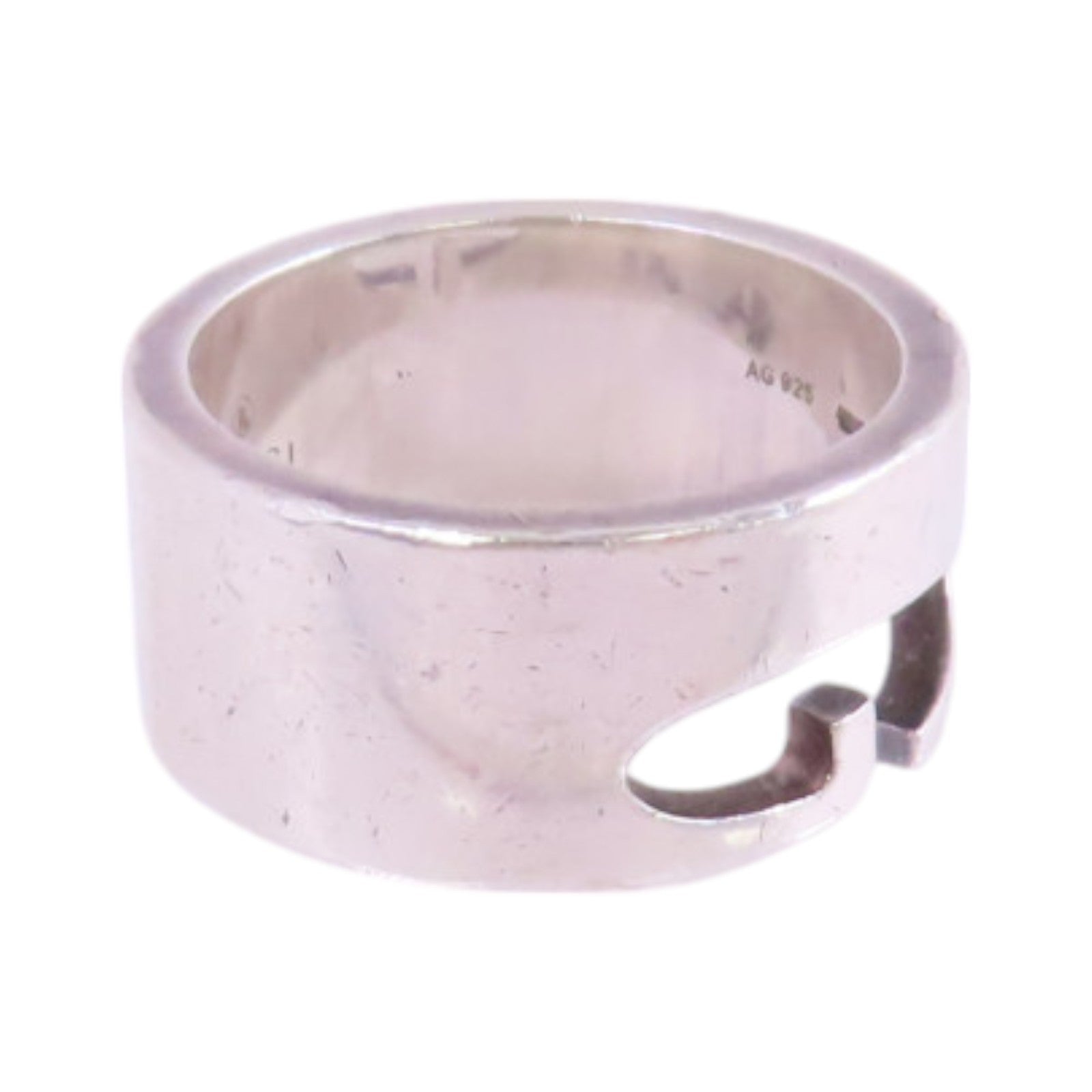 GUCCI 925純銀Silver Ring戒指#17/US#7.5