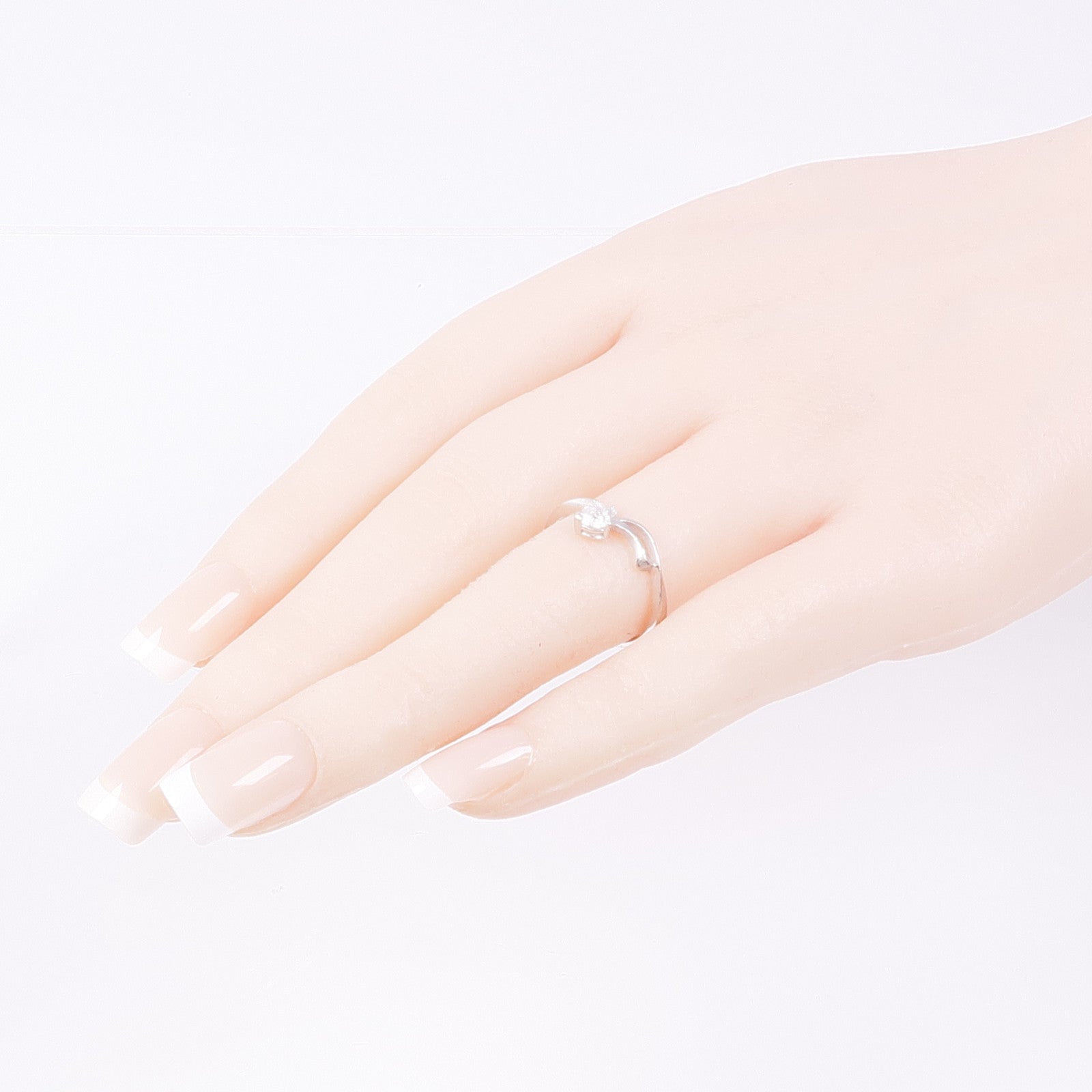 JEWELRY 【激減優惠】18K白金Diamond Ring鑽石戒指US#6.25