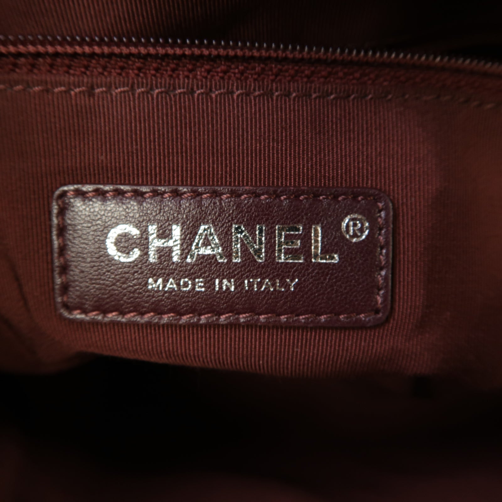 CHANEL 【激減優惠】菱格牛皮皮革Chain Shoulder銀扣鏈帶肩背袋黑色