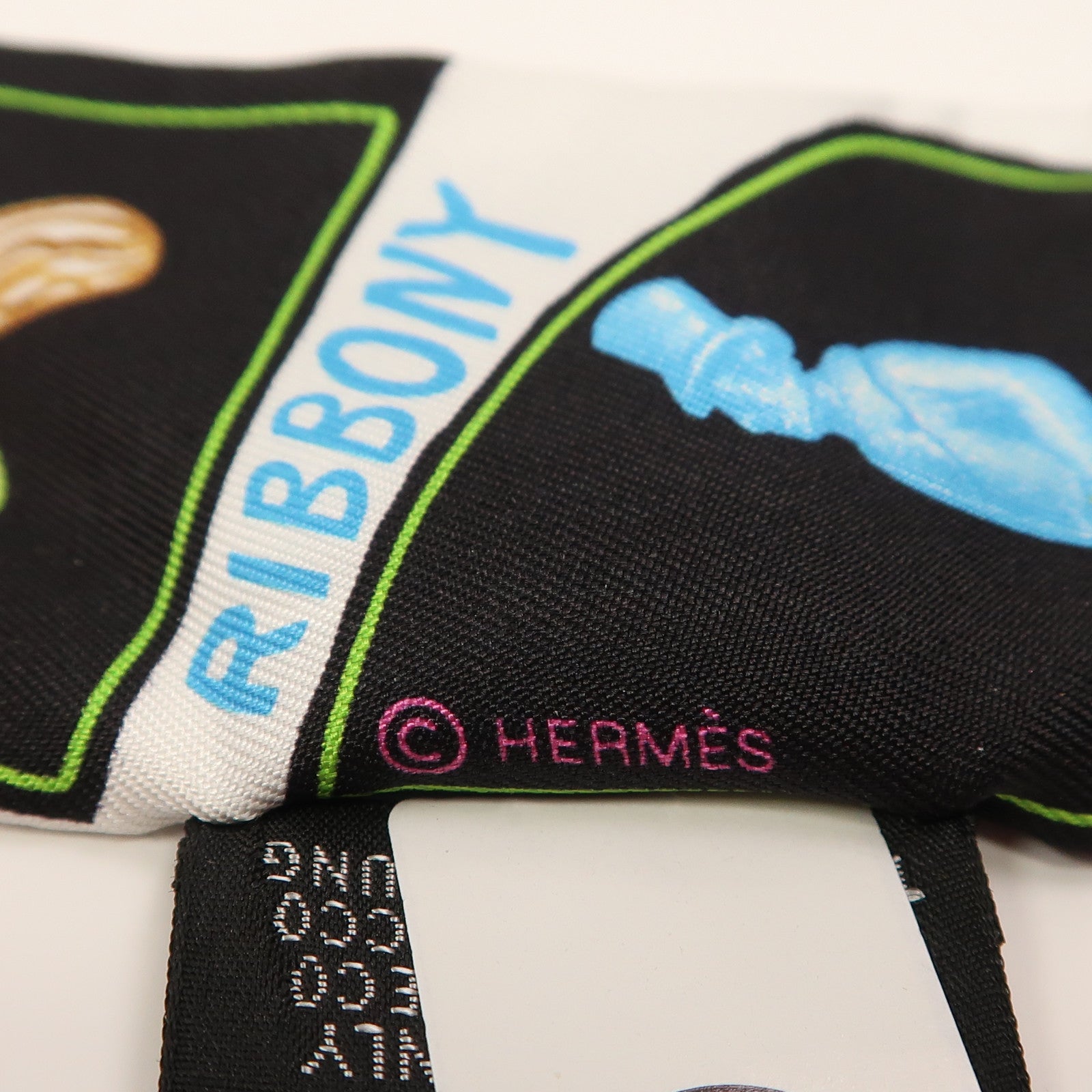 HERMES 絲質Twilly絲巾