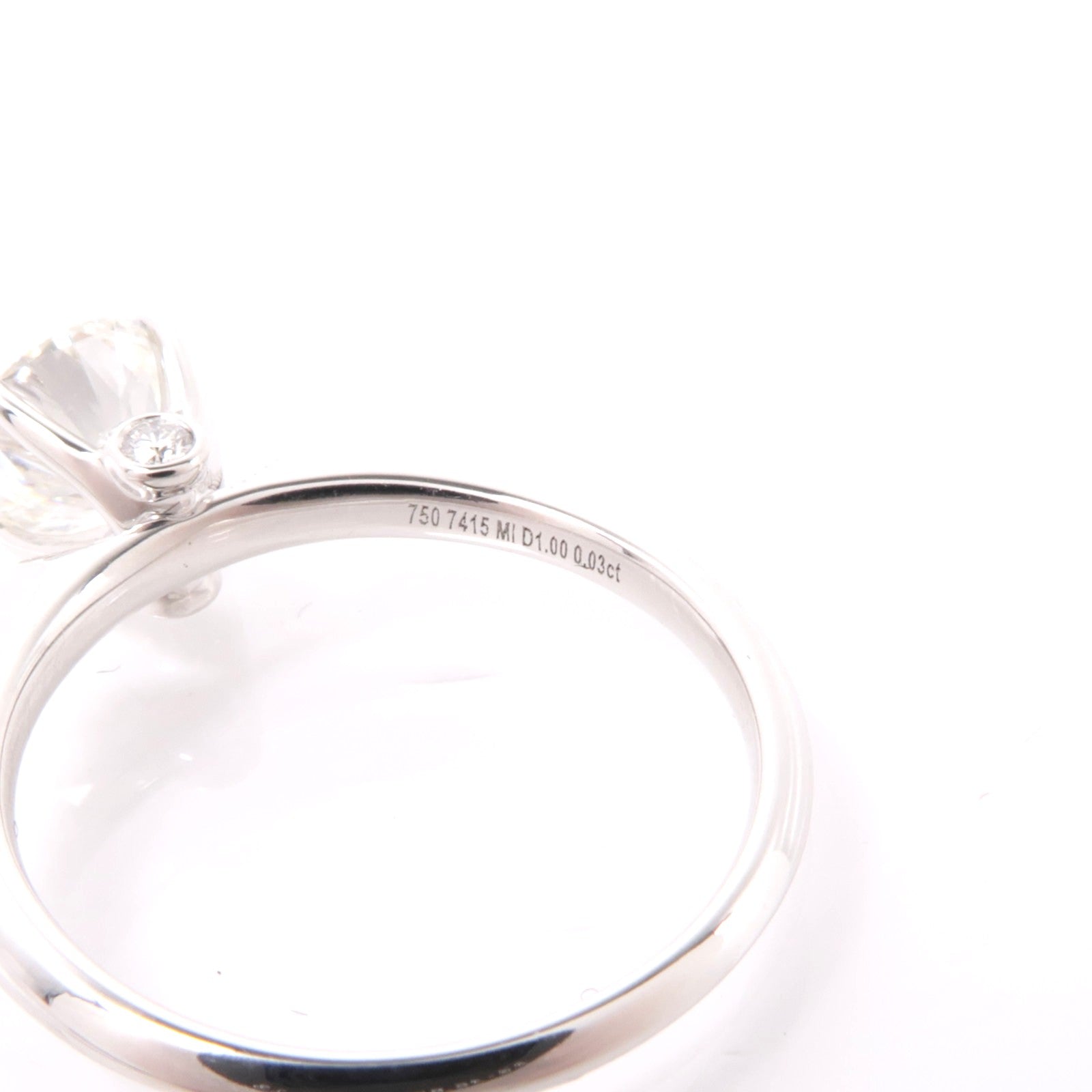 JEWELRY 18K白金Diamond Ring鑽石戒指US#4.75