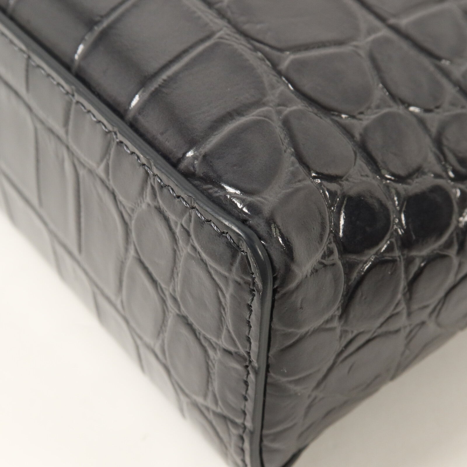 CHANEL 牛皮皮革Vanity Case鏈帶手挽肩背兩用袋