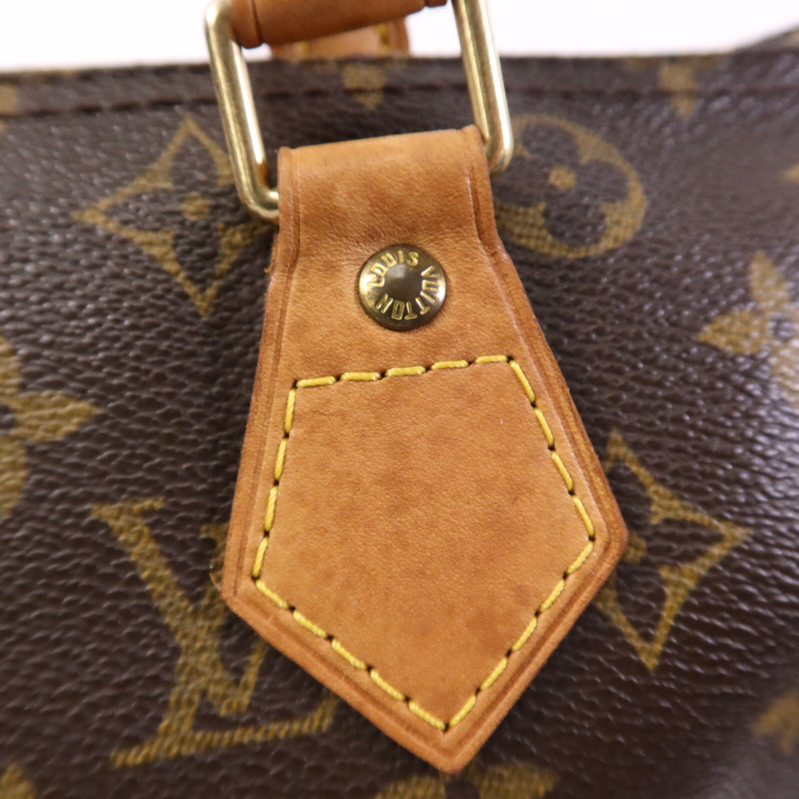 LOUIS VUITTON Monogram Speedy 30金扣手挽袋