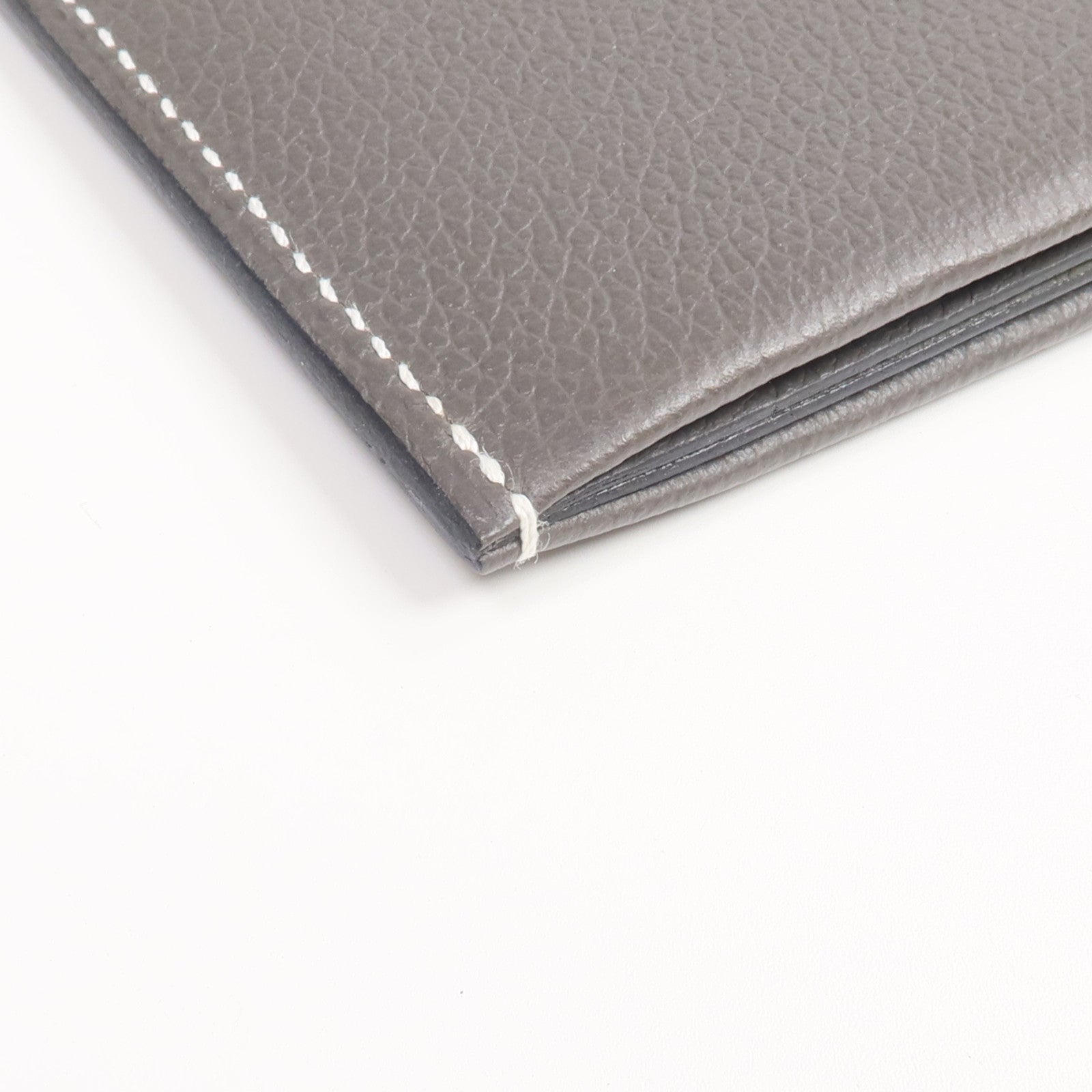 HERMES Evercolor皮革H Sellier Card Holder卡片套 Vert de Gris