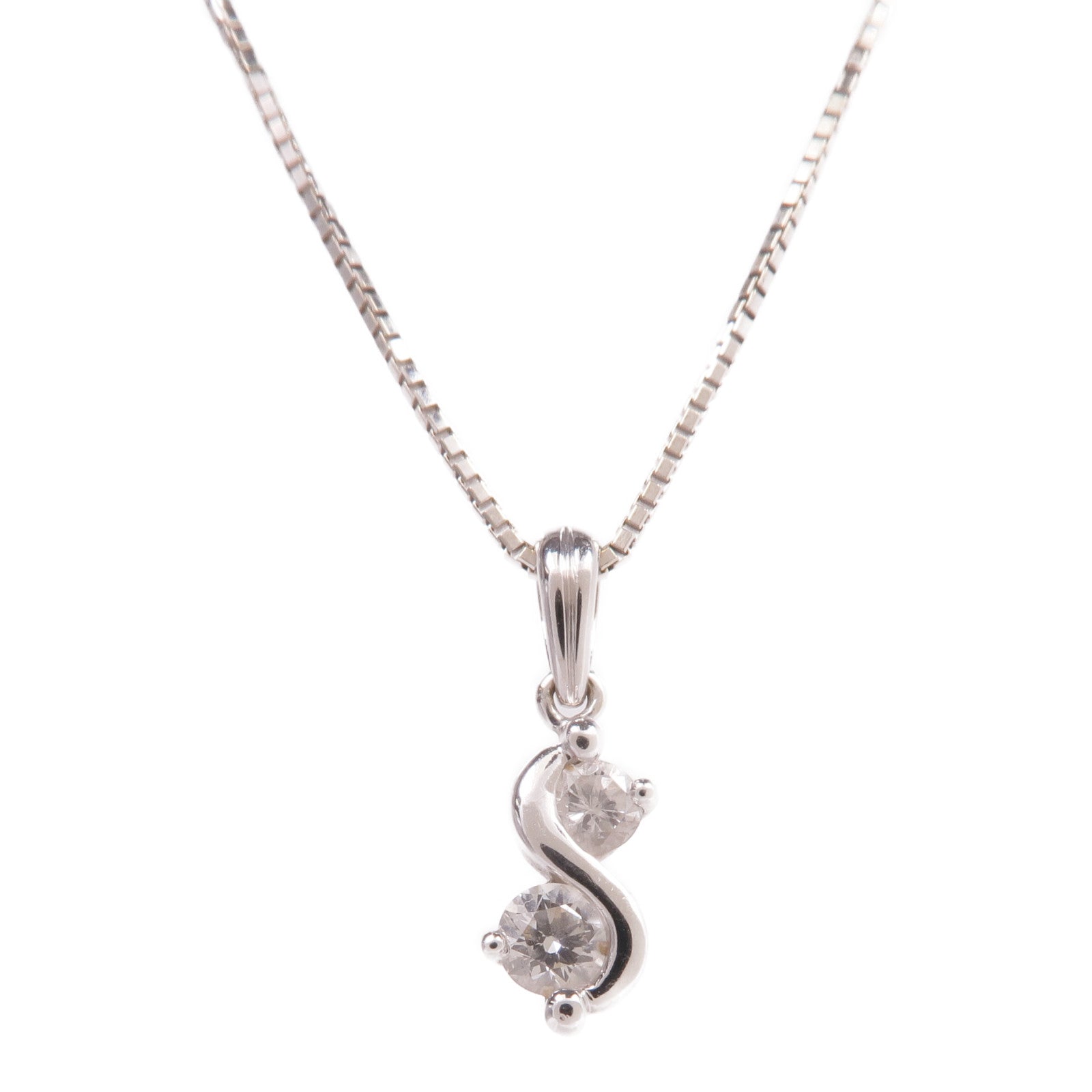 JEWELRY 【激減優惠】18K白金Diamond Necklace鑽石項鍊
