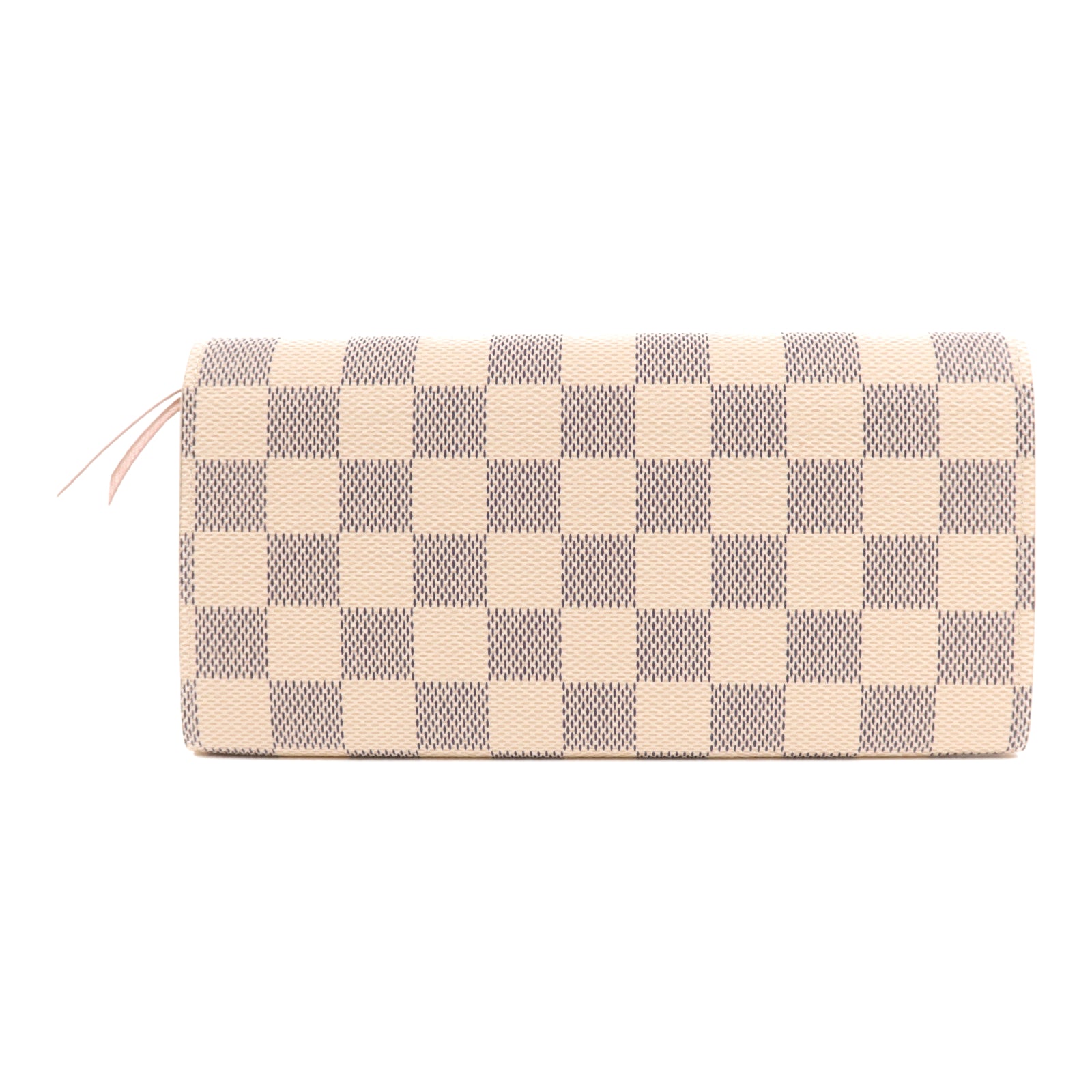 LOUIS VUITTON Damier Azur Emilie金扣長錢包