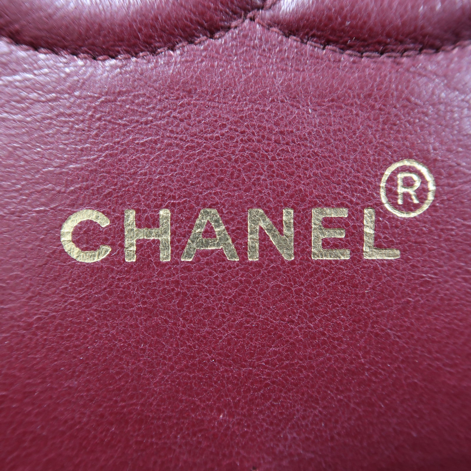 CHANEL 菱格牛皮皮革Classic 25cm金扣鏈帶肩背袋黑色