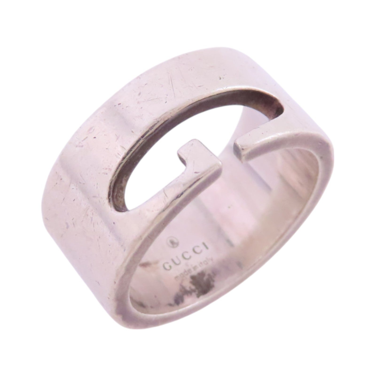 GUCCI 925純銀Silver Ring戒指#17/US#7.5