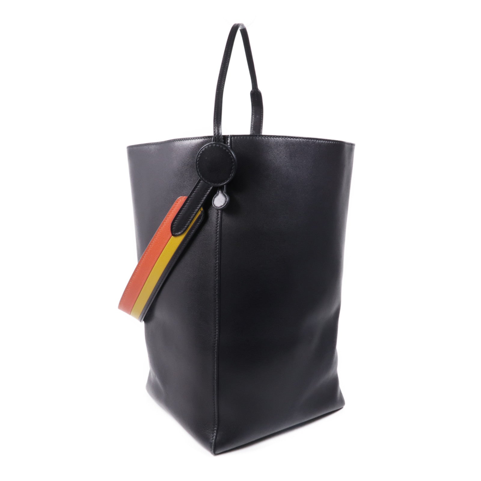 HERMES Veau Volupto皮革Licol 19肩背袋Noir