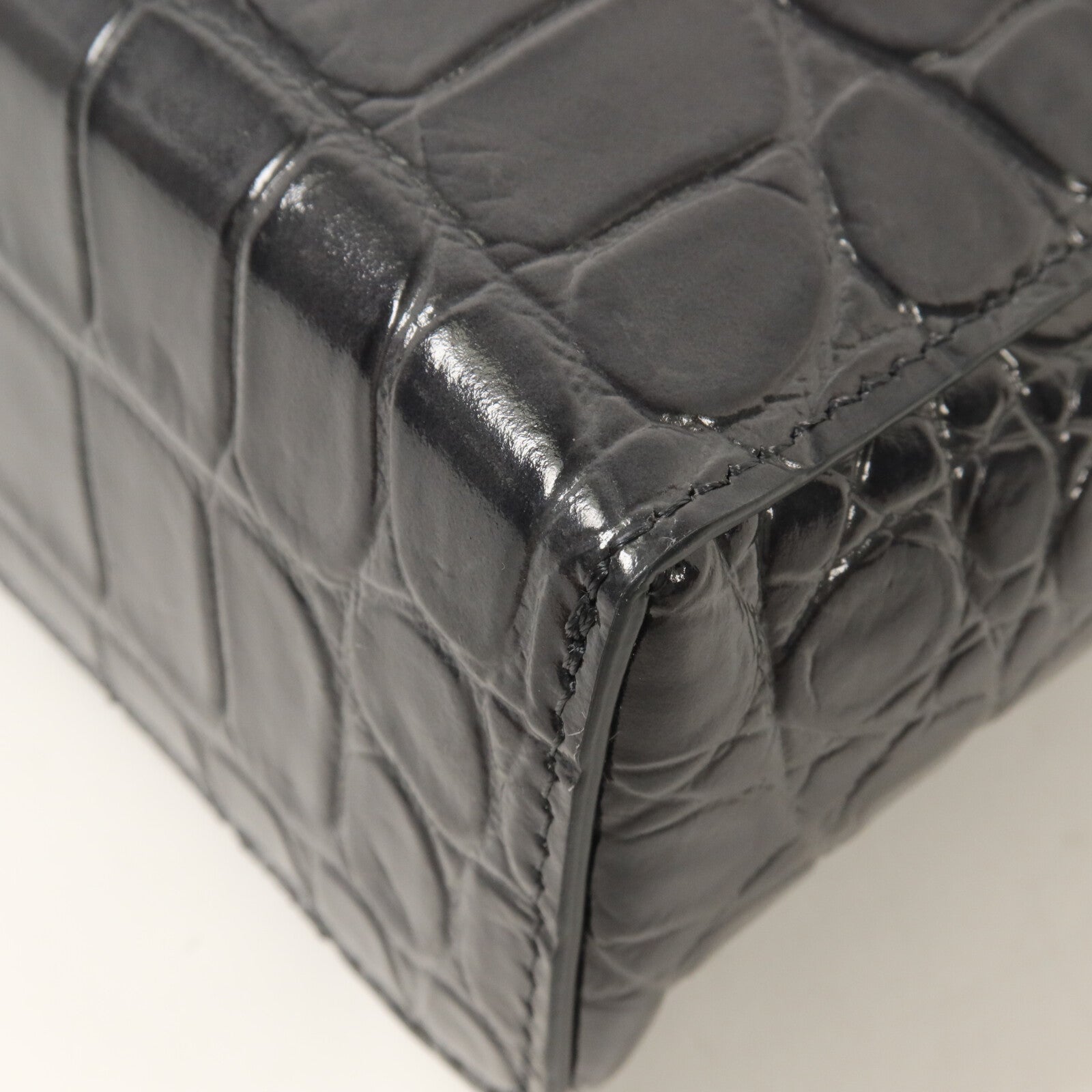 CHANEL 牛皮皮革Vanity Case鏈帶手挽肩背兩用袋