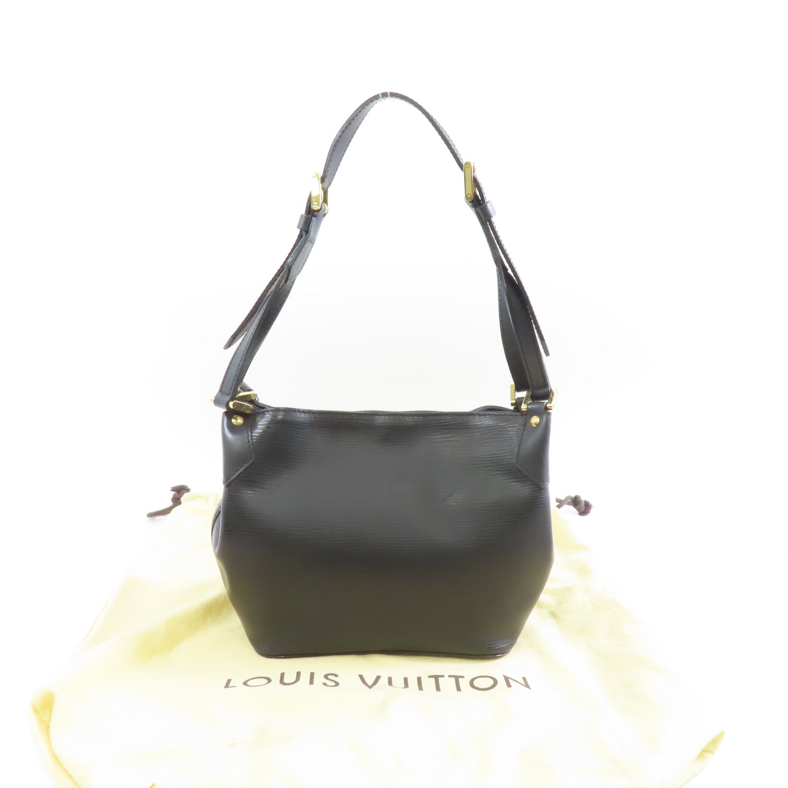 LOUIS VUITTON 【激減優惠】Epi Mandala PM金扣手挽袋黑色