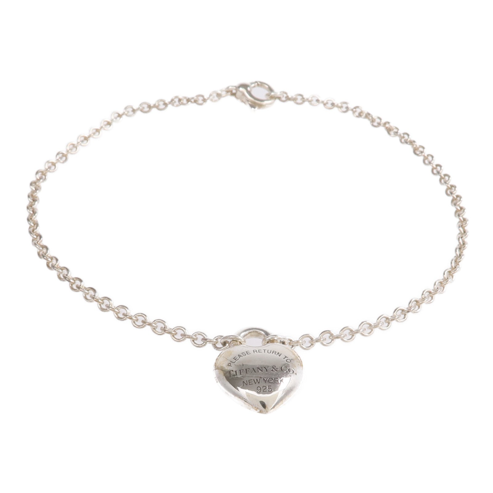TIFFANY＆CO 925純銀Return To Tiffany Heart Bracelet手鏈