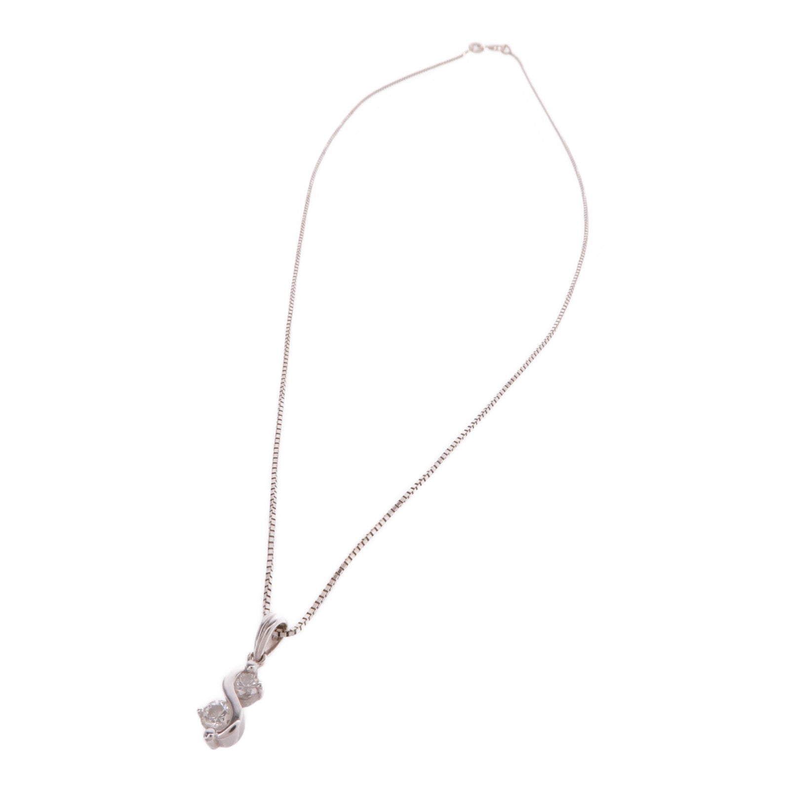 JEWELRY 18K白金Diamond Necklace鑽石項鍊