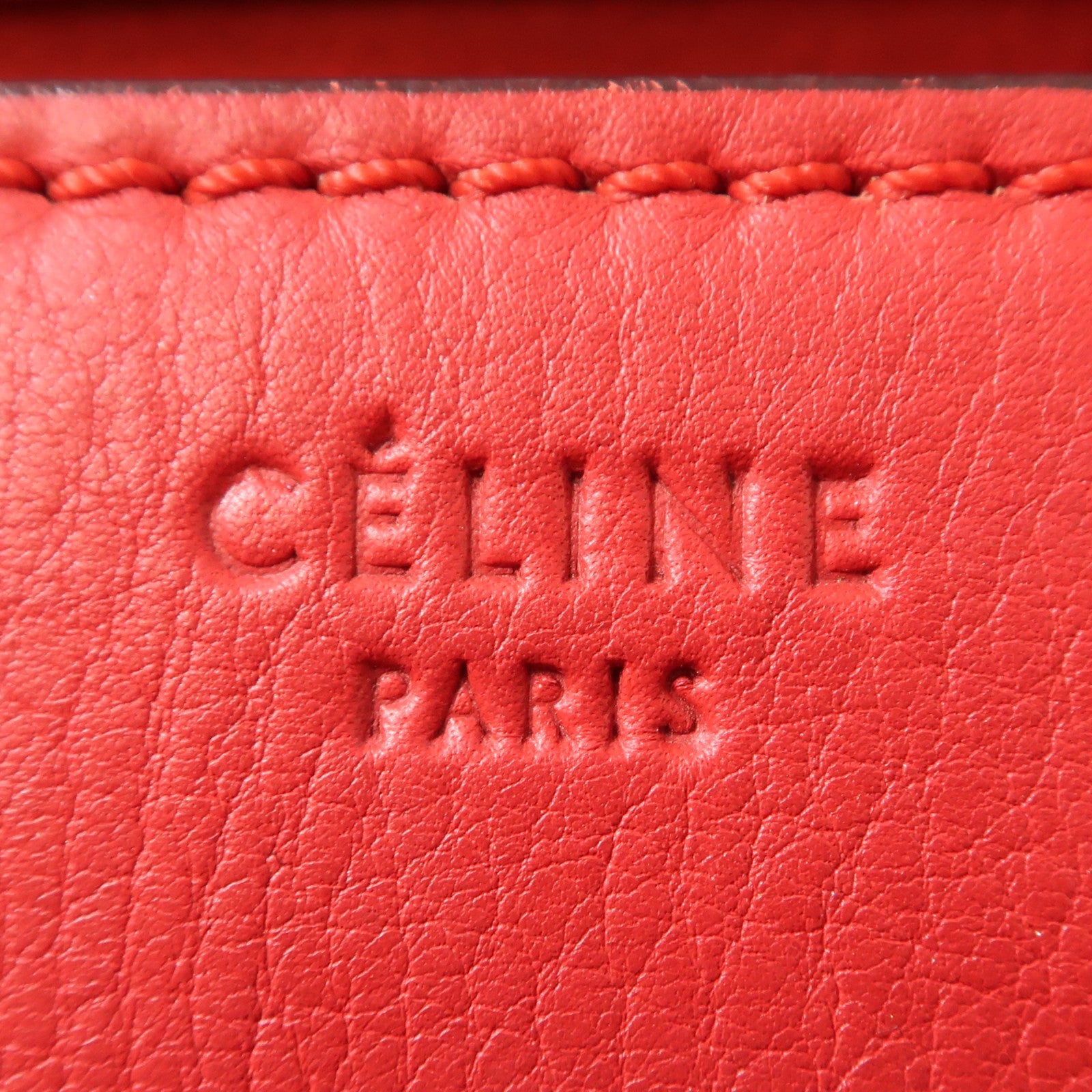 CELINE 牛皮皮革Square Phantom手挽袋