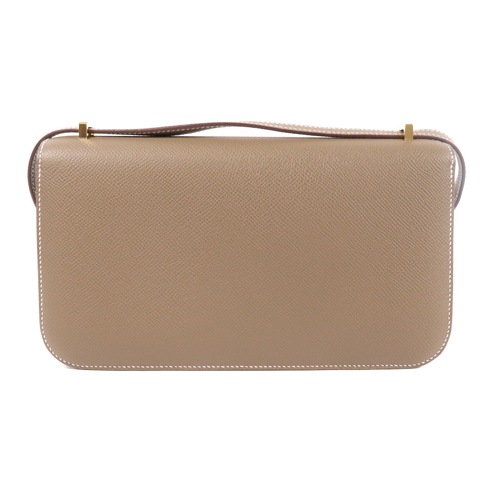 HERMES Epsom皮革Constance Elan肩背袋Etoupe