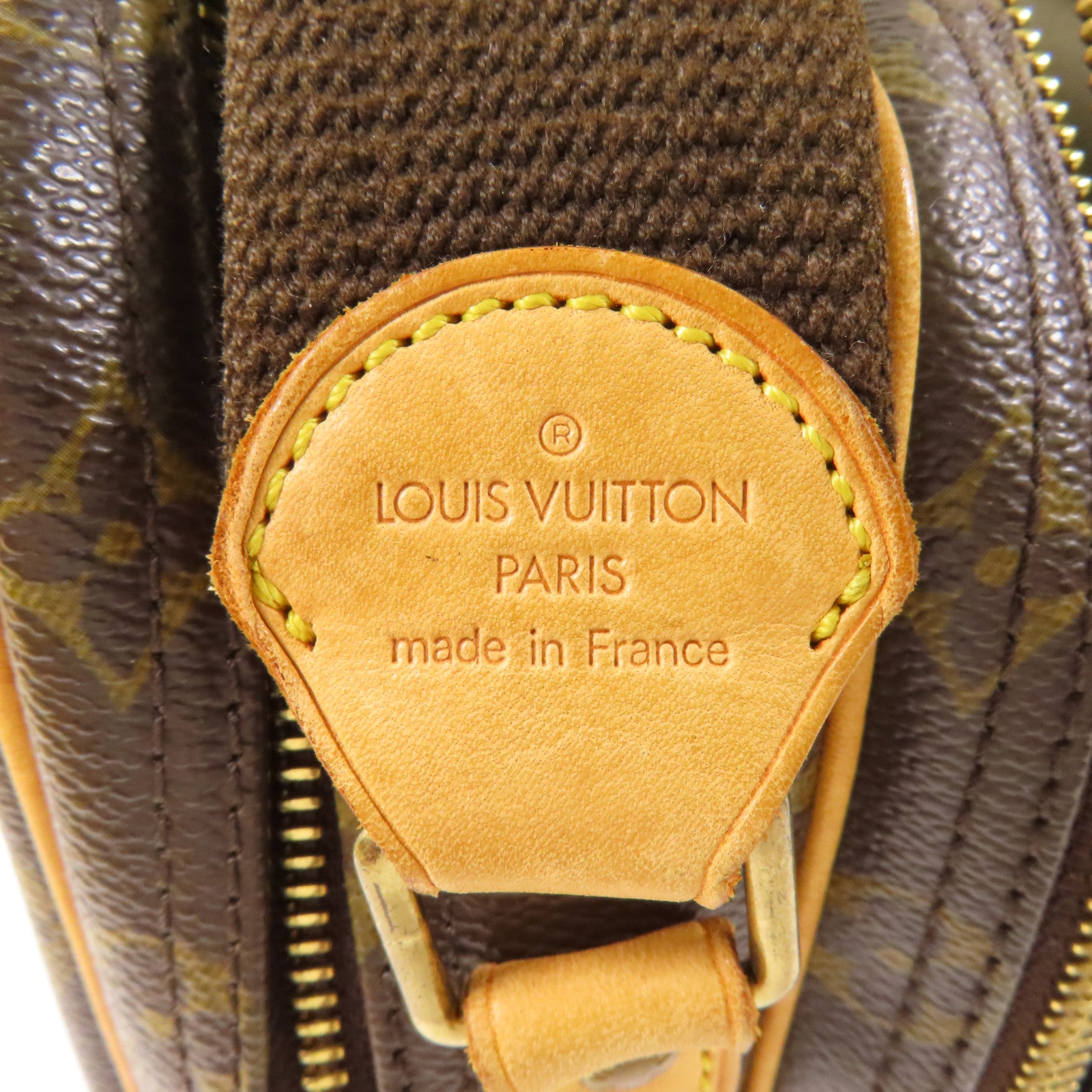 LOUIS VUITTON Monogram Reporter PM金扣肩背袋
