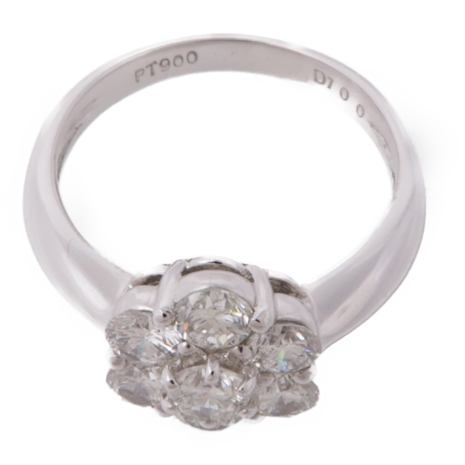 JEWELRY PT900鉑金Diamond Ring鑽石戒指US#6